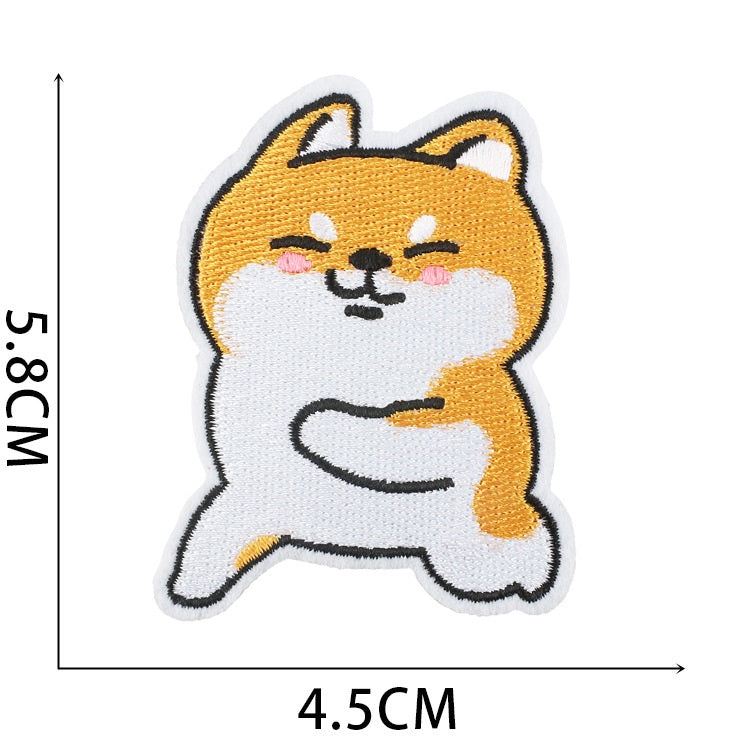 Iron-On Cute Dogs & Cats Embroidered Patch
