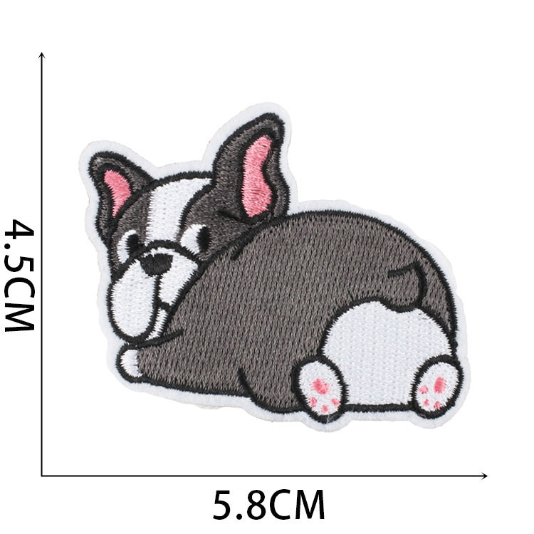 Iron-On Cute Dogs & Cats Embroidered Patch