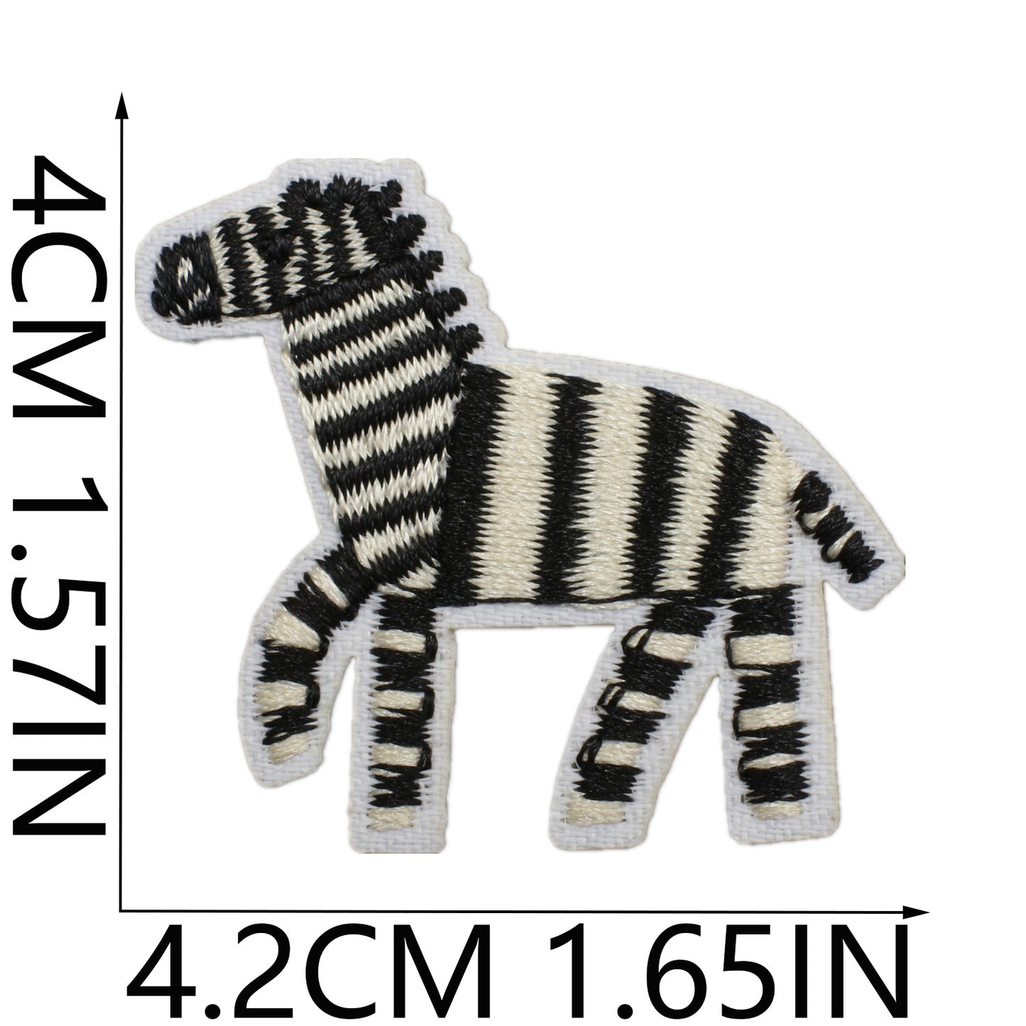 Iron-On Jungle Safari Animals Embroidered Patch