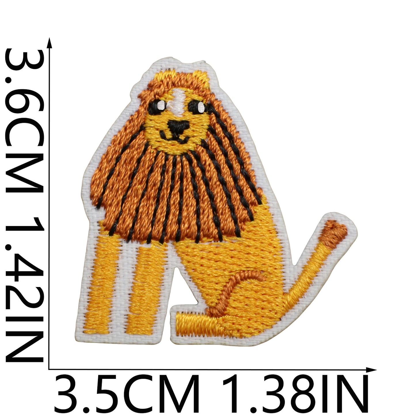 Iron-On Jungle Safari Animals Embroidered Patch