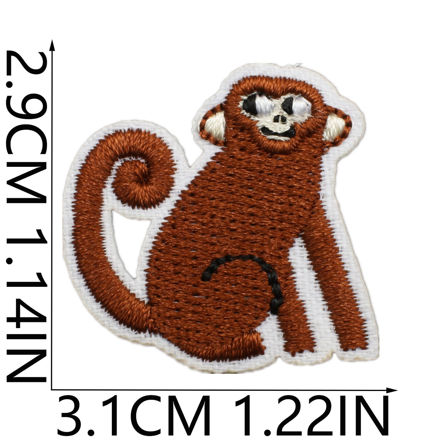 Iron-On Jungle Safari Animals Embroidered Patch