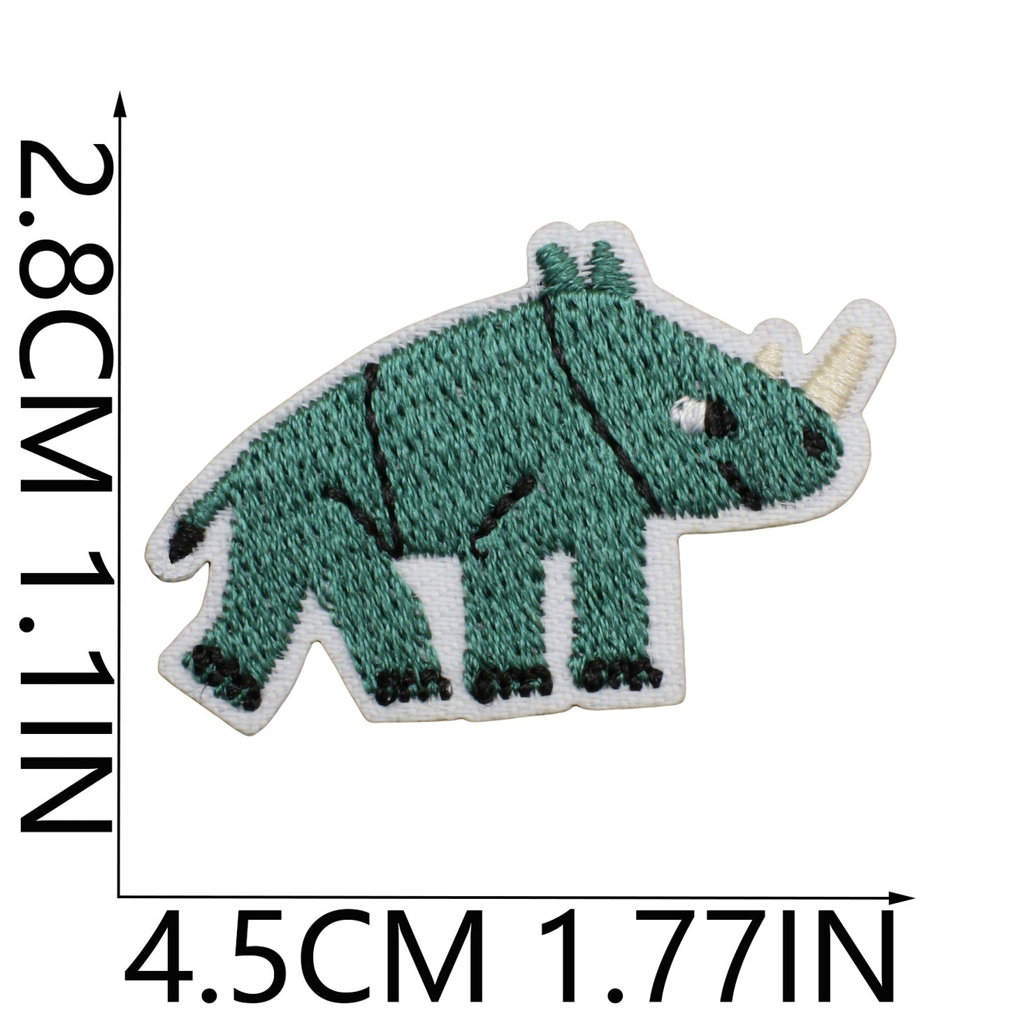 Iron-On Jungle Safari Animals Embroidered Patch