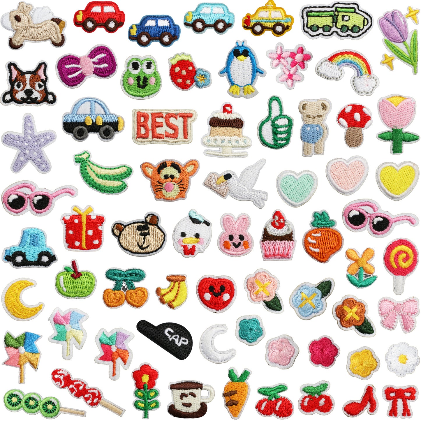 Iron-on Cute Mini Assorted Icon Embroidered Patch