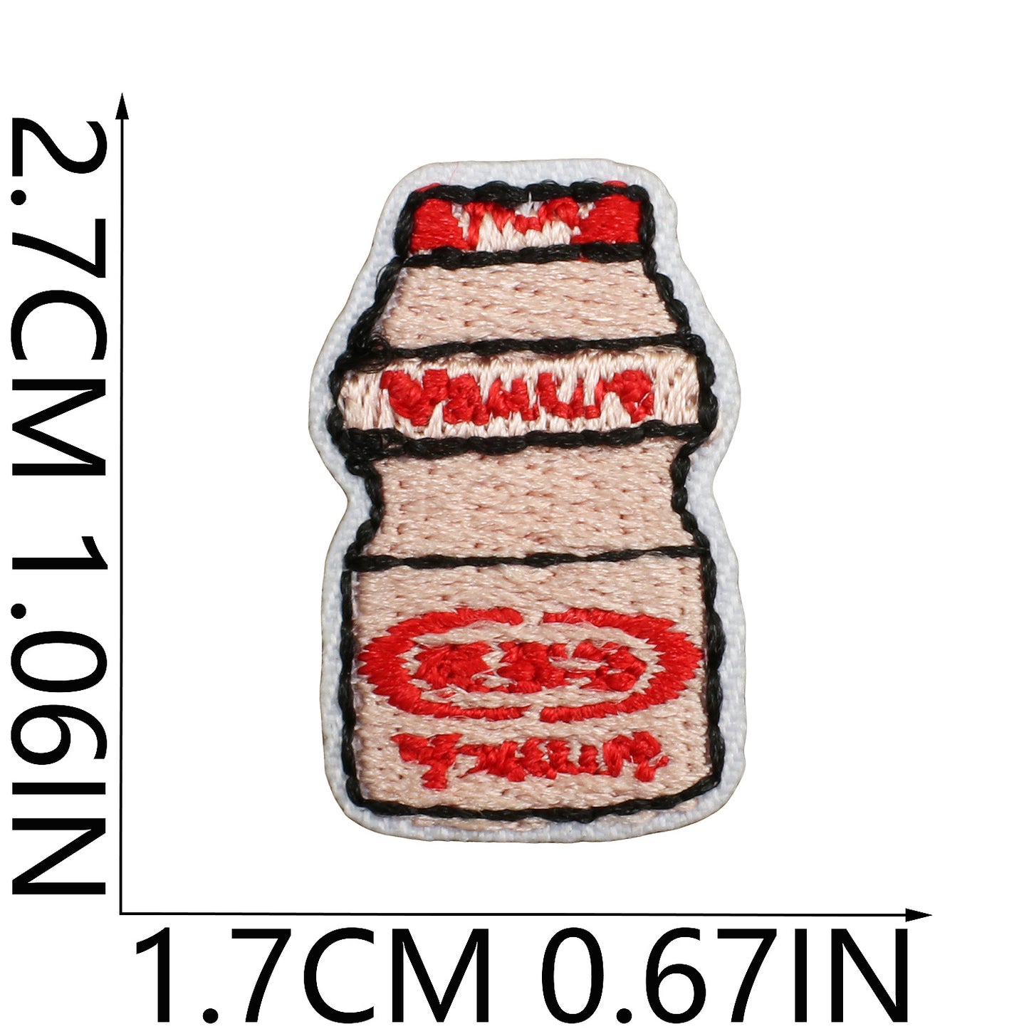 Iron-on Cute Mini Food Embroidered Patch