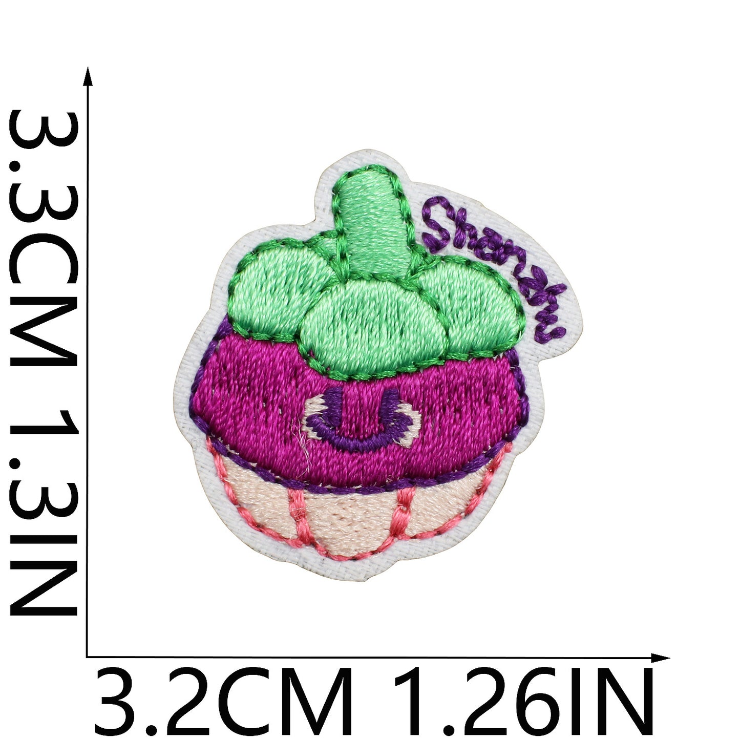 Iron-on Cute Mini Food Embroidered Patch