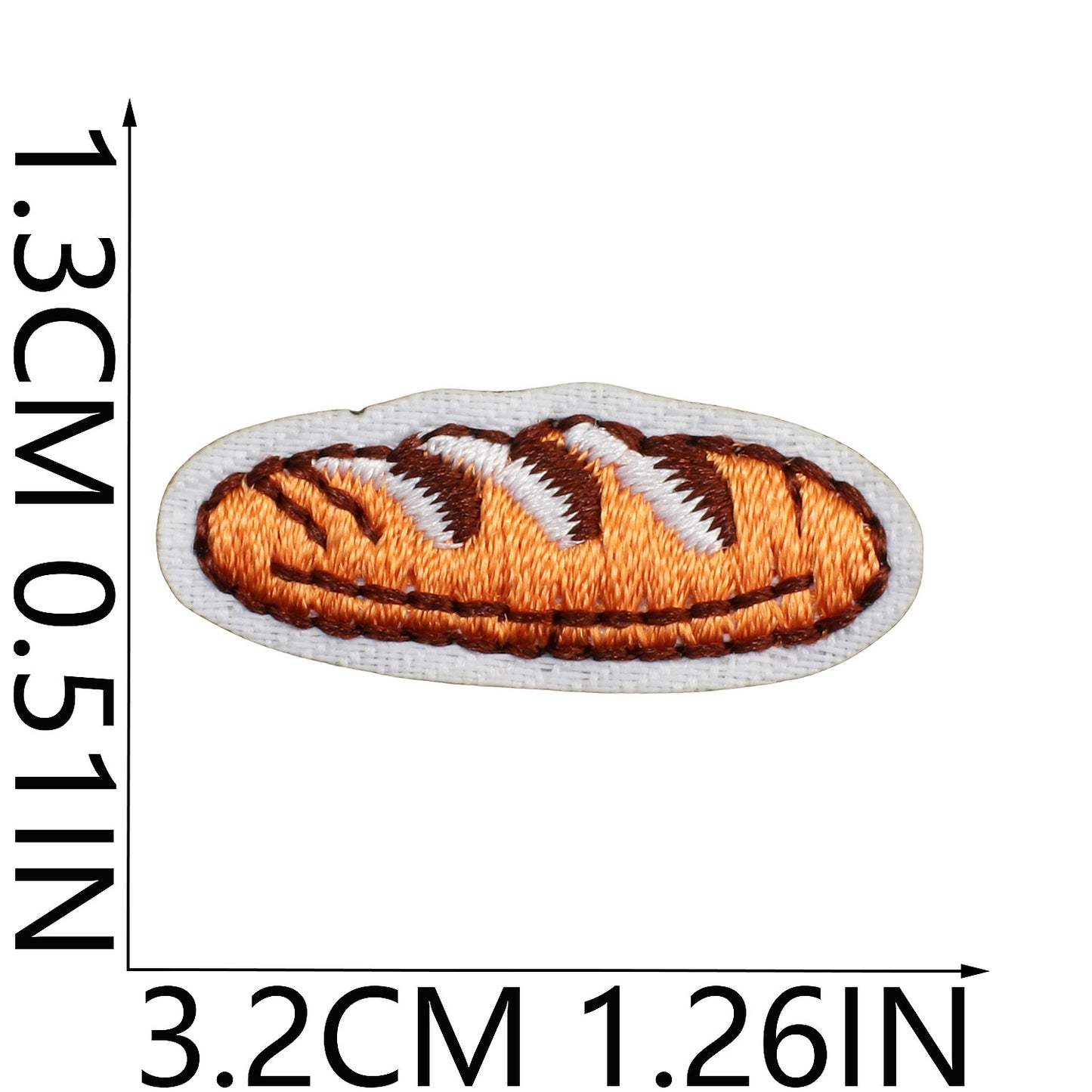 Iron-on Cute Mini Food Embroidered Patch
