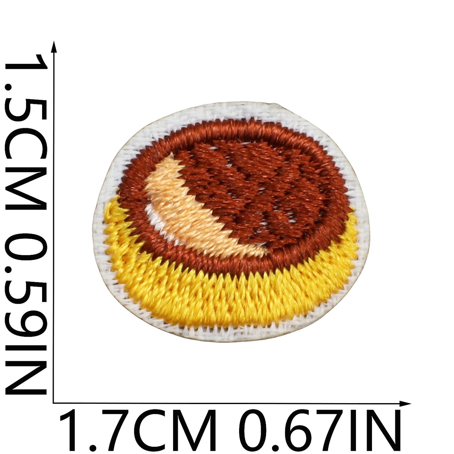 Iron-on Cute Mini Food Embroidered Patch
