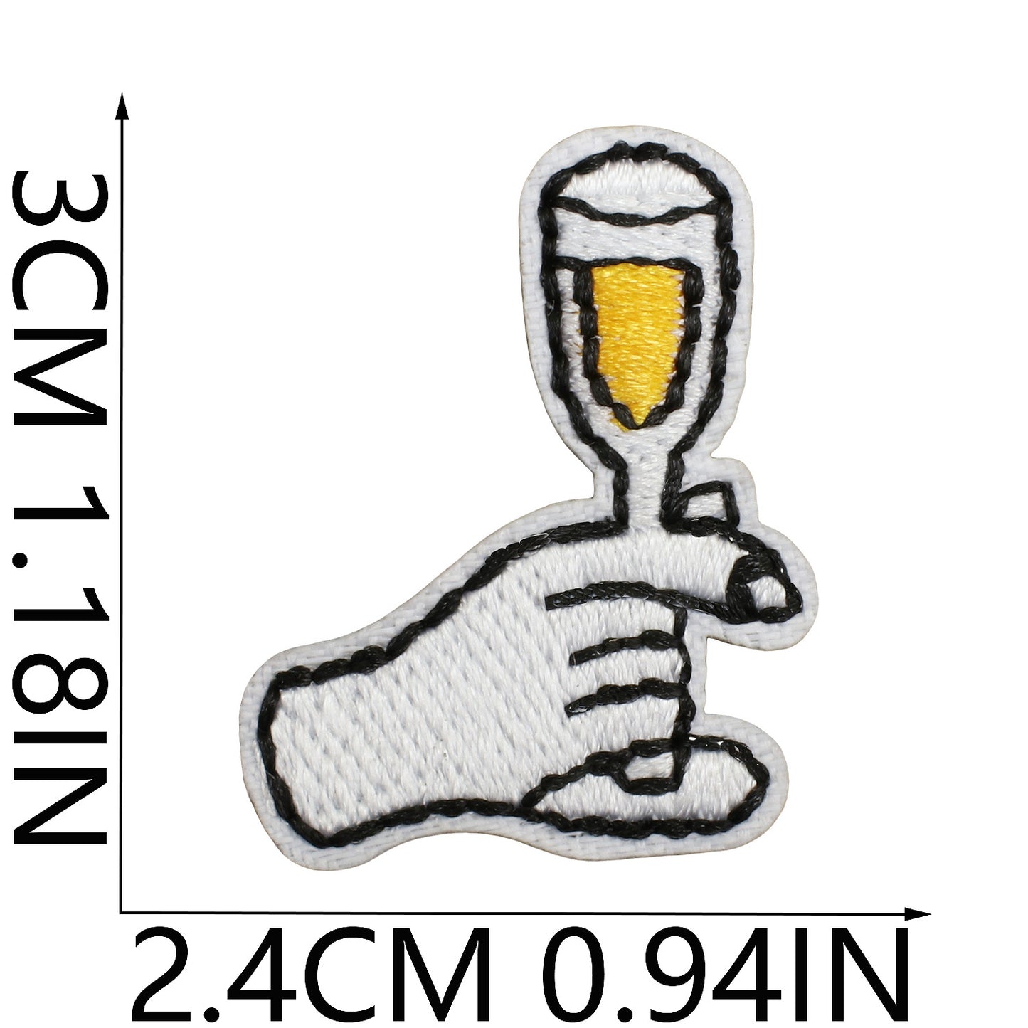 Iron-on Cute Mini Food Embroidered Patch