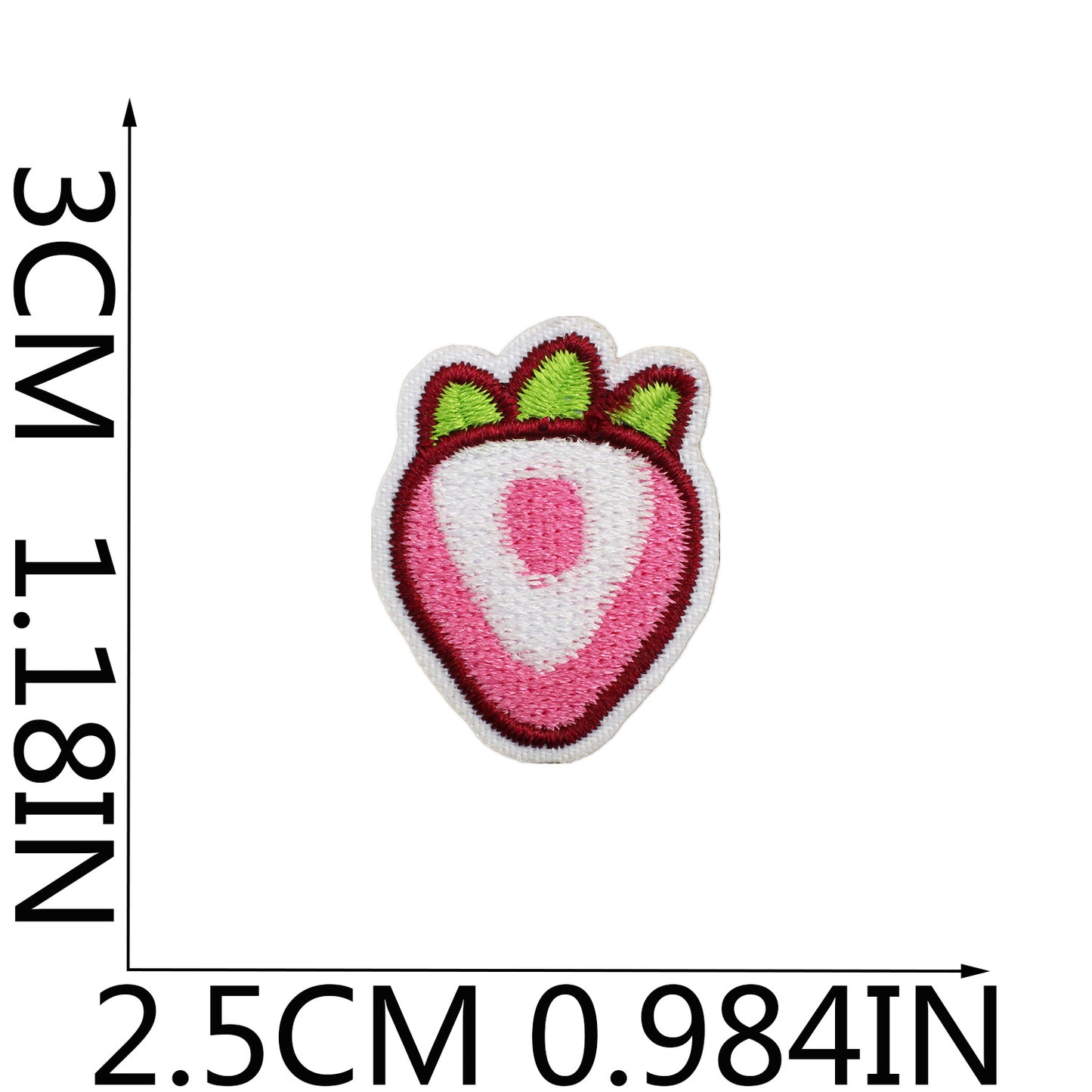 Iron-on Cute Mini Food Embroidered Patch