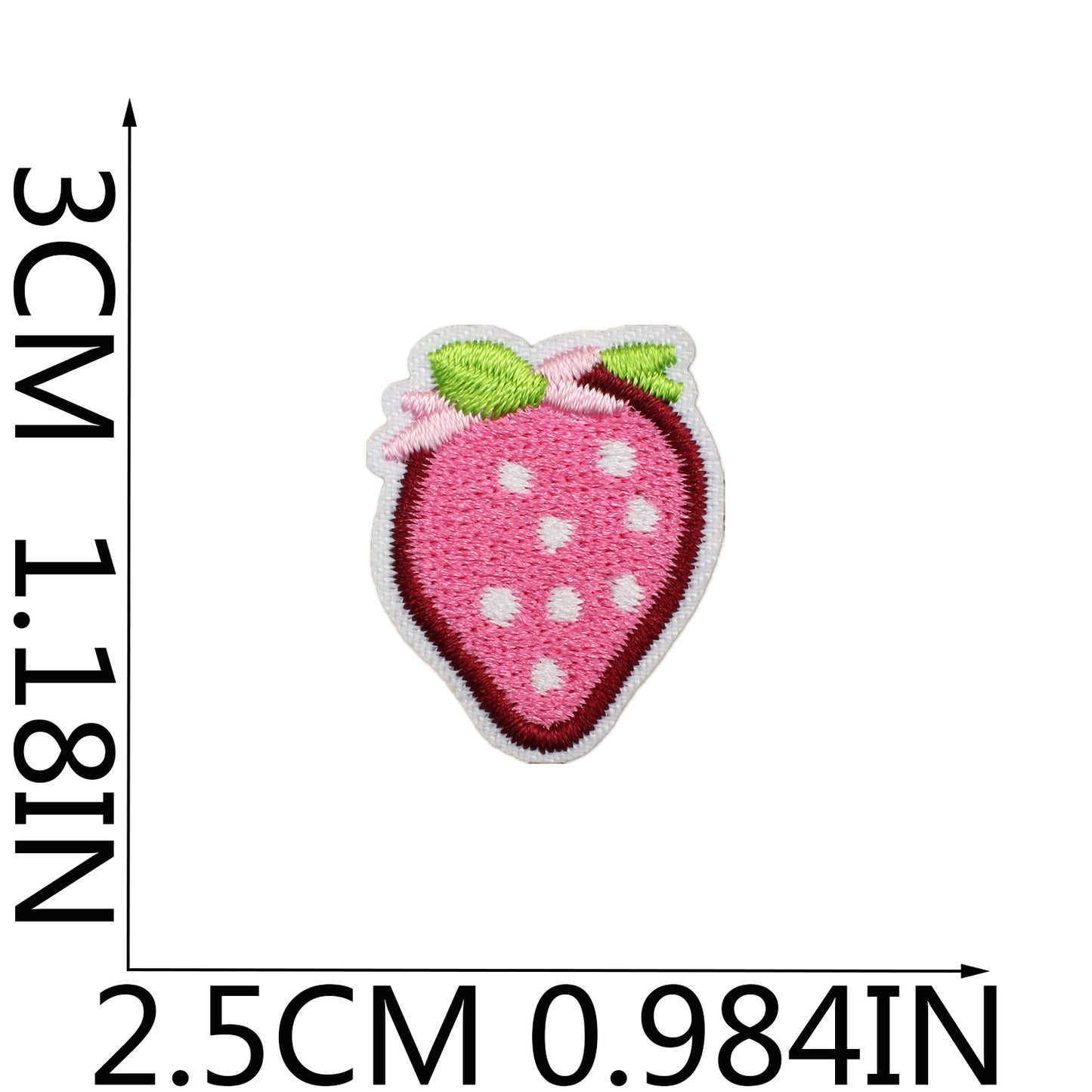 Iron-on Cute Mini Food Embroidered Patch