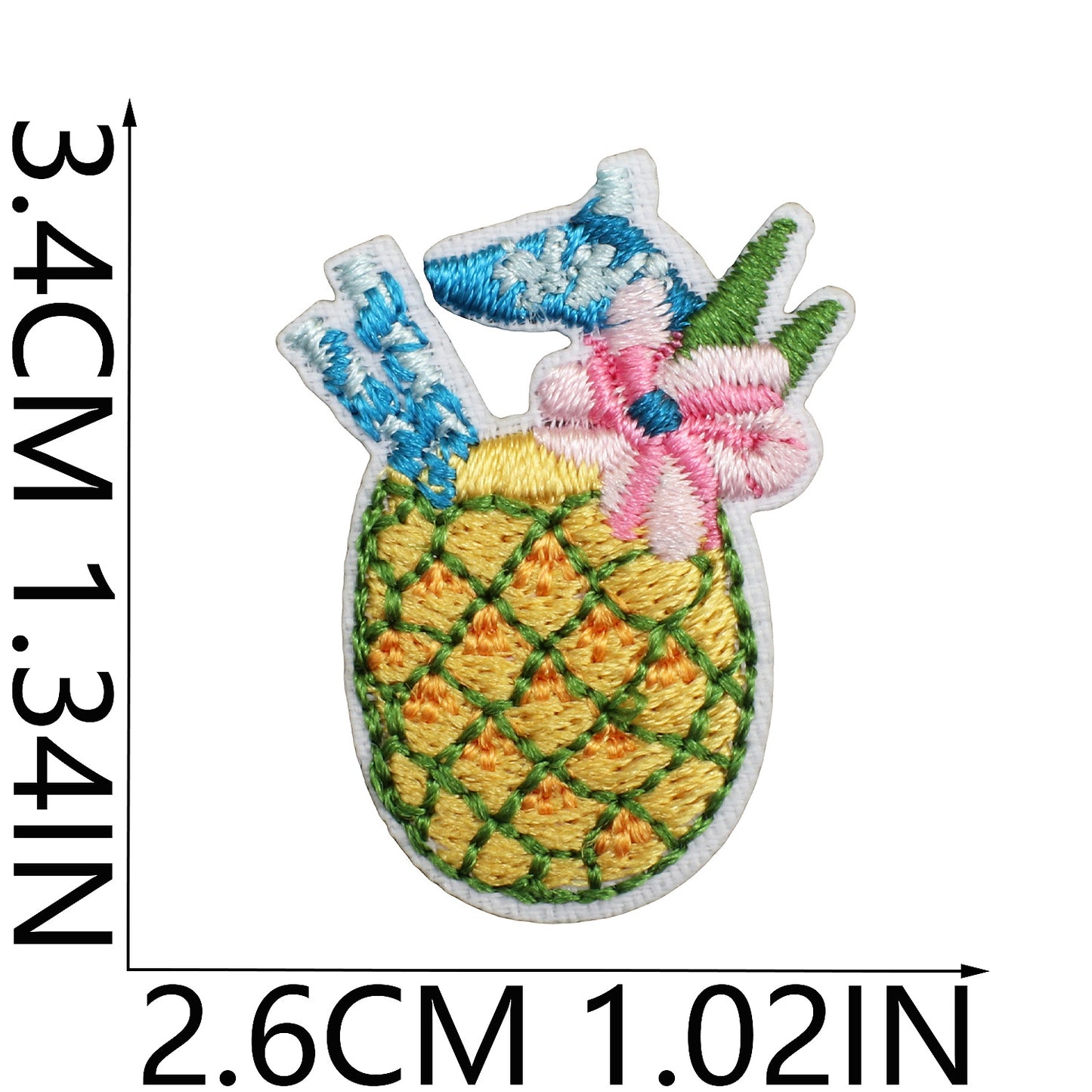Iron-on Cute Mini Food Embroidered Patch