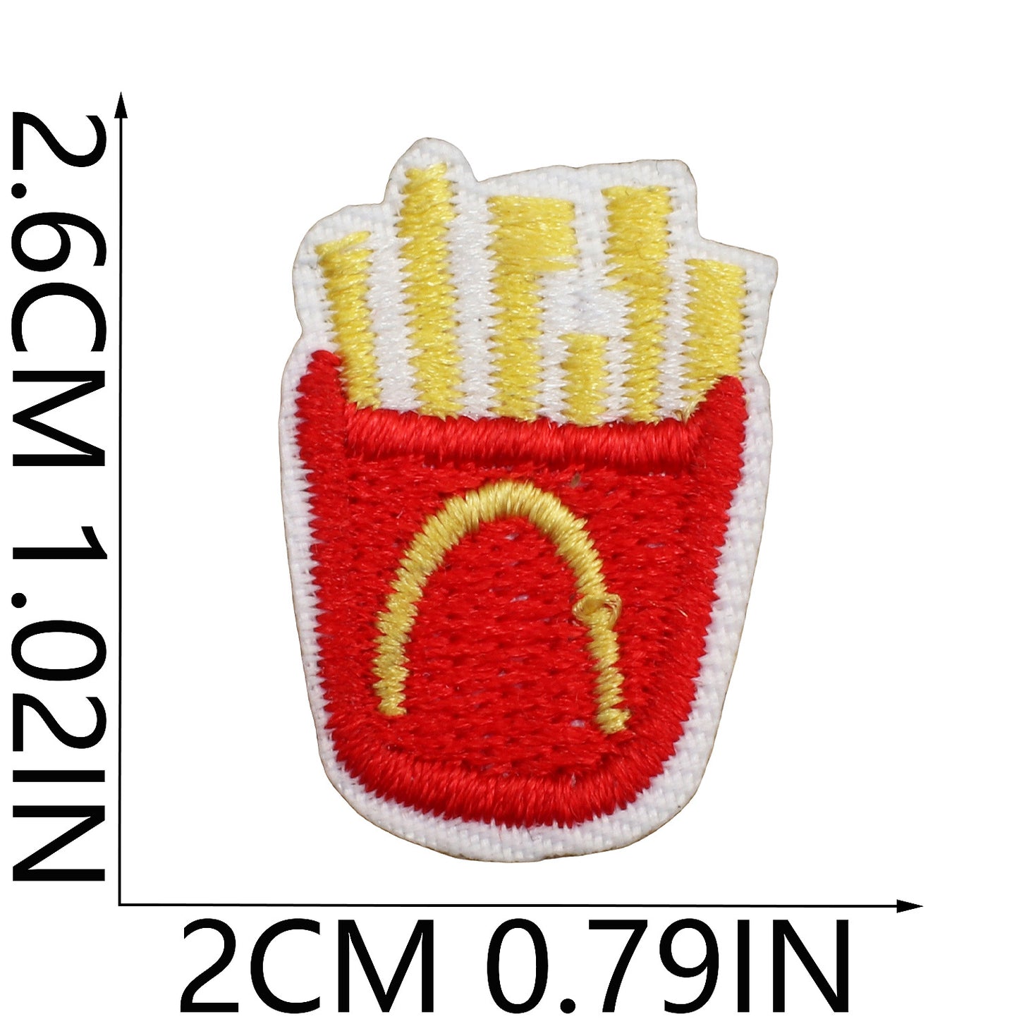 Iron-on Cute Mini Food Embroidered Patch