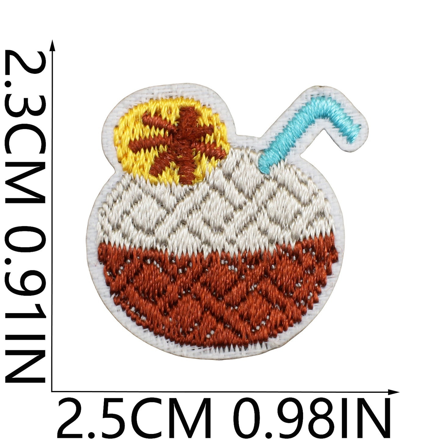 Iron-on Cute Mini Food Embroidered Patch
