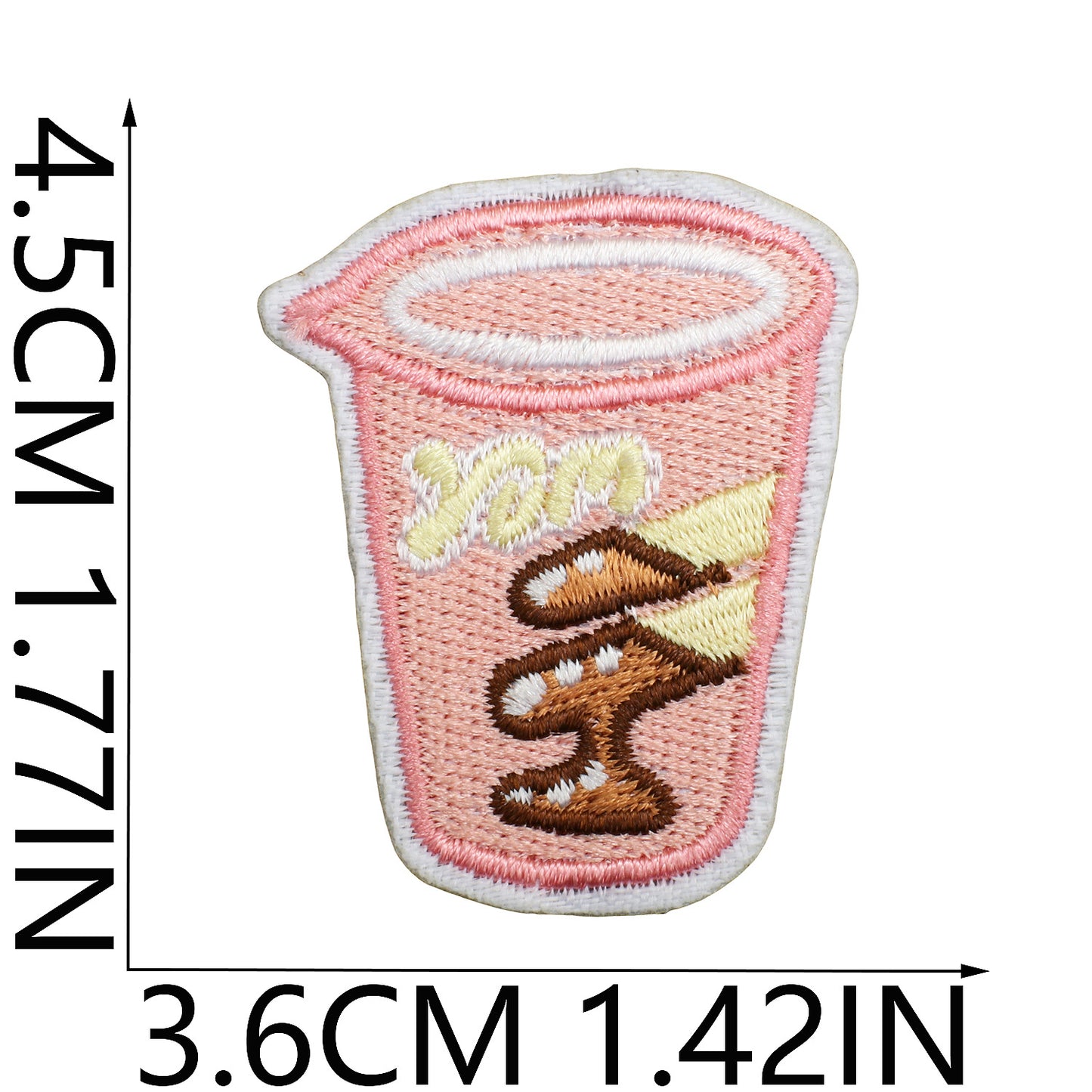 Iron-on Cute Mini Food Embroidered Patch