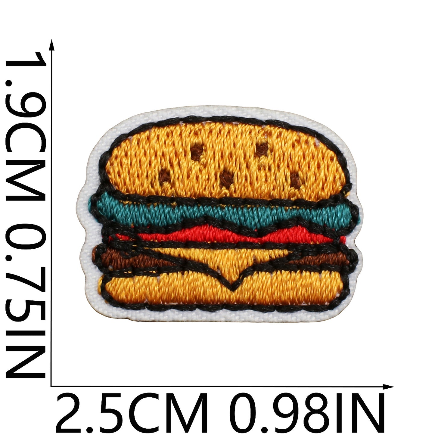 Iron-on Cute Mini Food Embroidered Patch