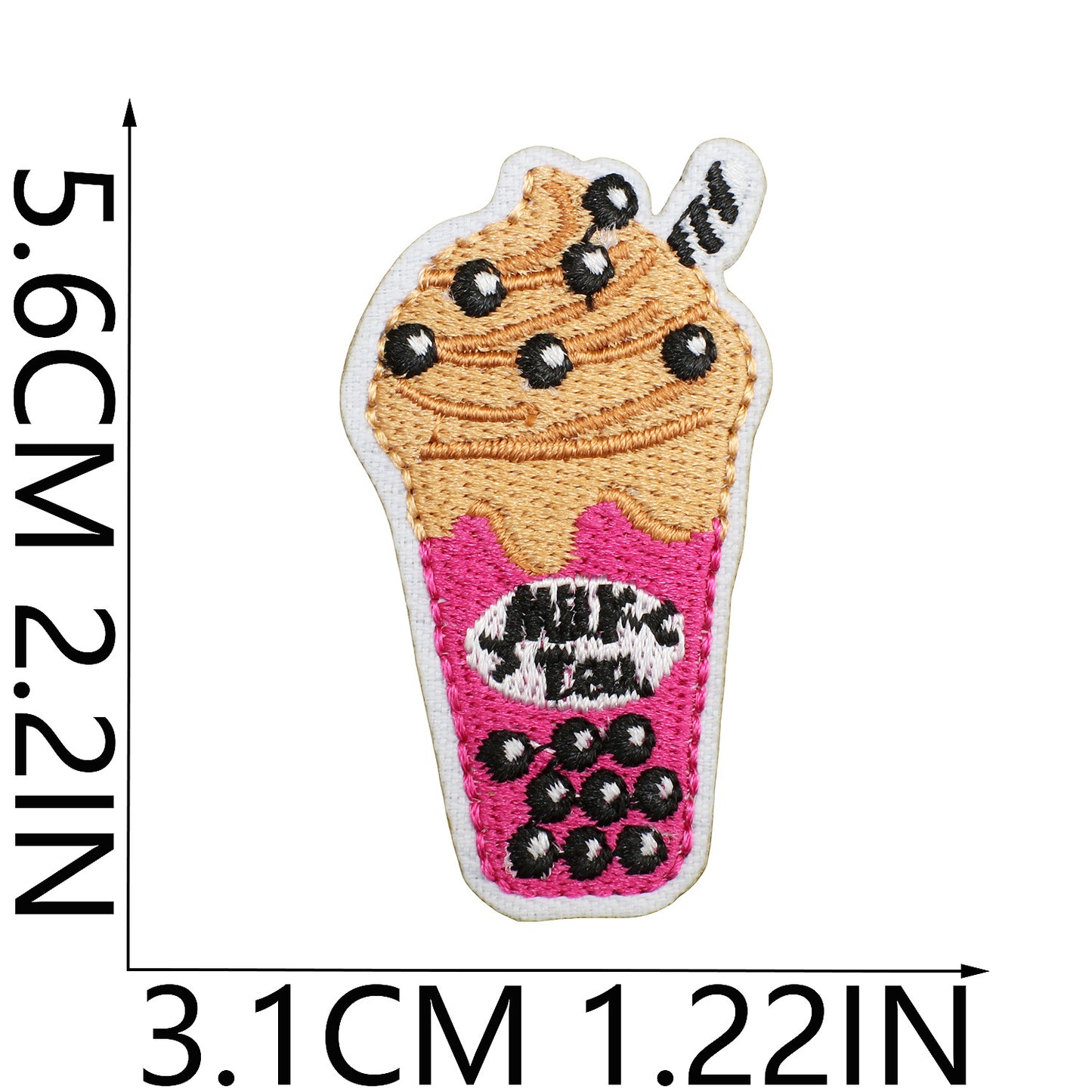 Iron-on Cute Mini Food Embroidered Patch