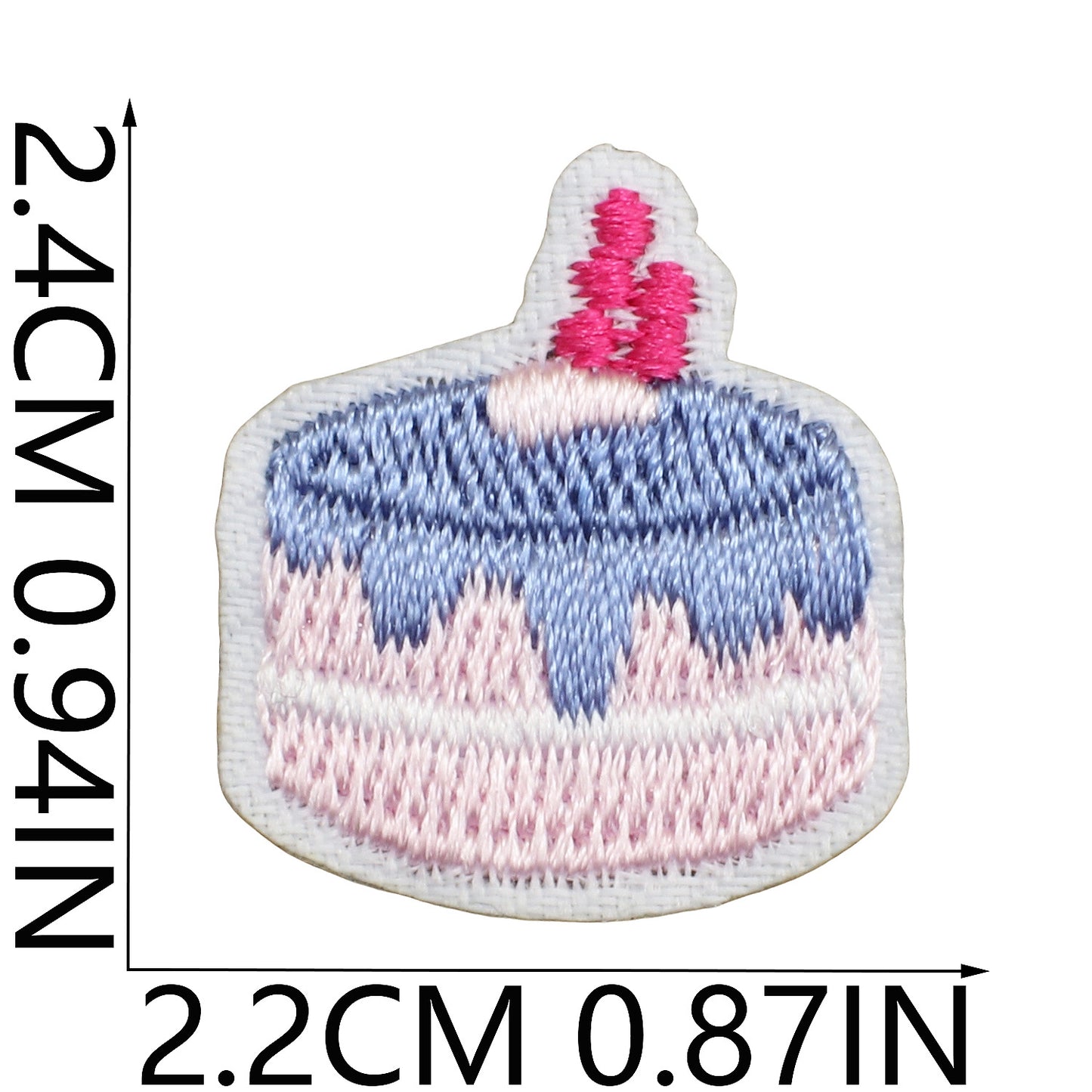 Iron-on Cute Mini Food Embroidered Patch