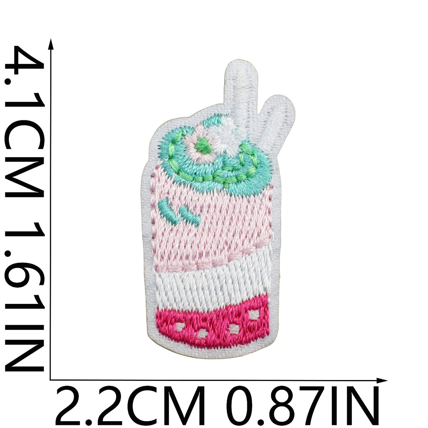 Iron-on Cute Mini Food Embroidered Patch