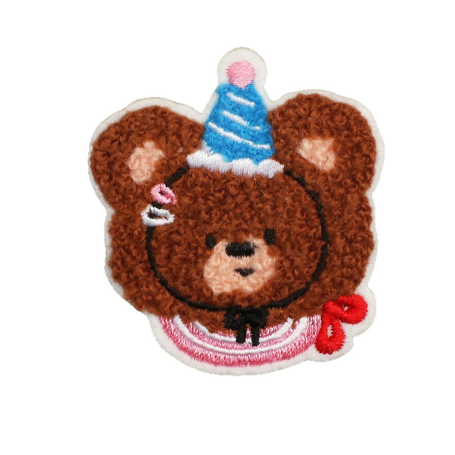 16pcs Iron-On Chenille Patch Set | Cute Teddy Bear Designs with Hats, Scarves, Bows & Seasonal Outfits
