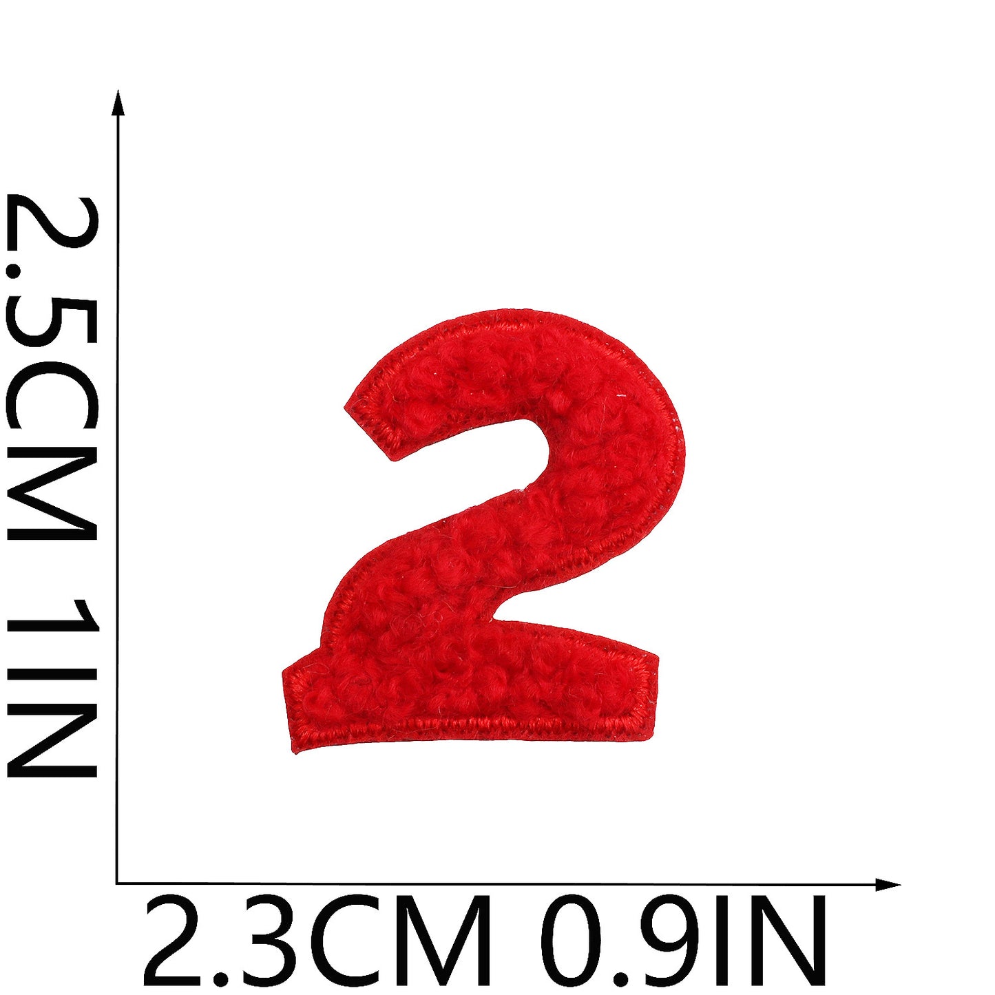 Iron-On Chenille Letter & Number Patches | A–Z Alphabet & 0–9 | DIY Clothes, Bags & Crafts