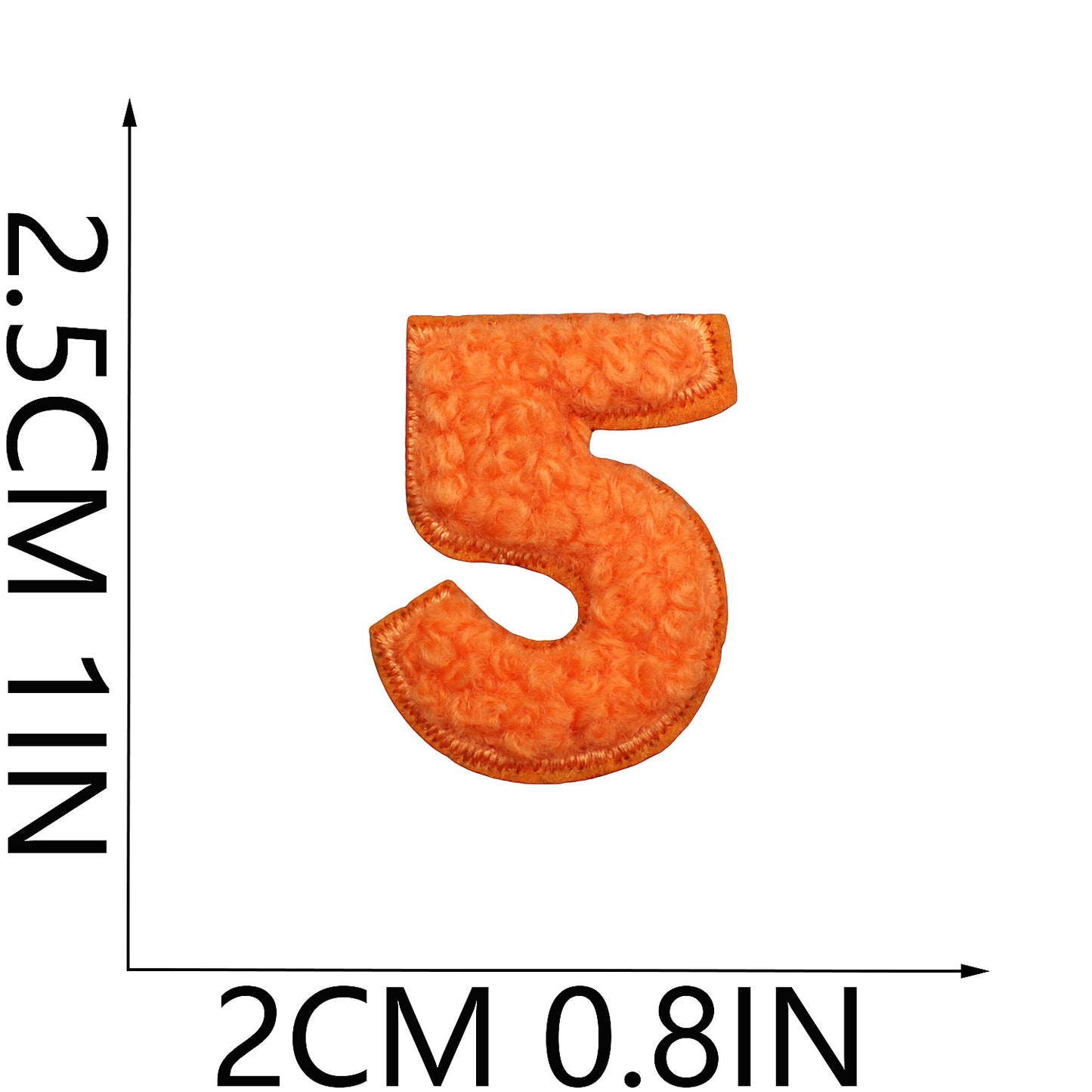 Iron-On Chenille Letter & Number Patches | A–Z Alphabet & 0–9 | DIY Clothes, Bags & Crafts
