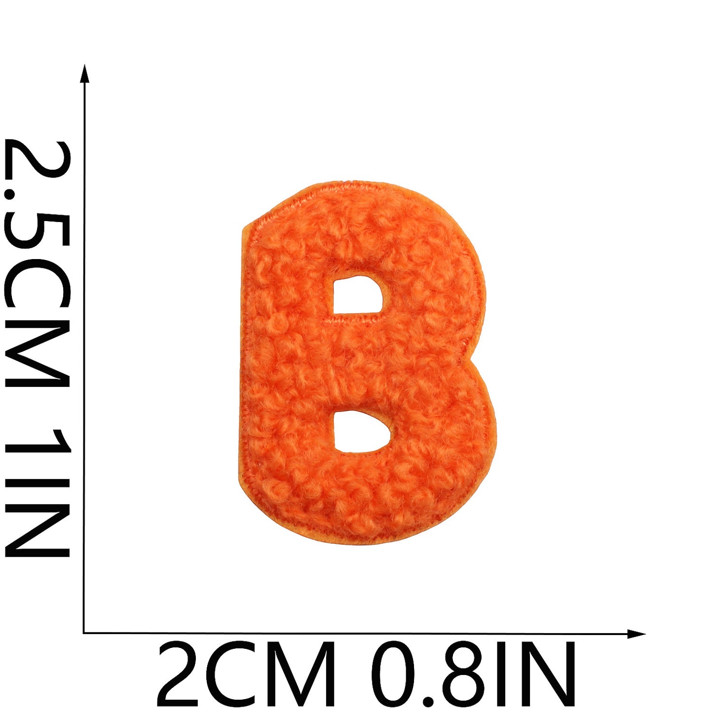 Iron-On Chenille Letter & Number Patches | A–Z Alphabet & 0–9 | DIY Clothes, Bags & Crafts