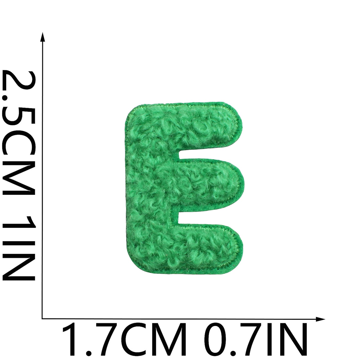 Iron-On Chenille Letter & Number Patches | A–Z Alphabet & 0–9 | DIY Clothes, Bags & Crafts