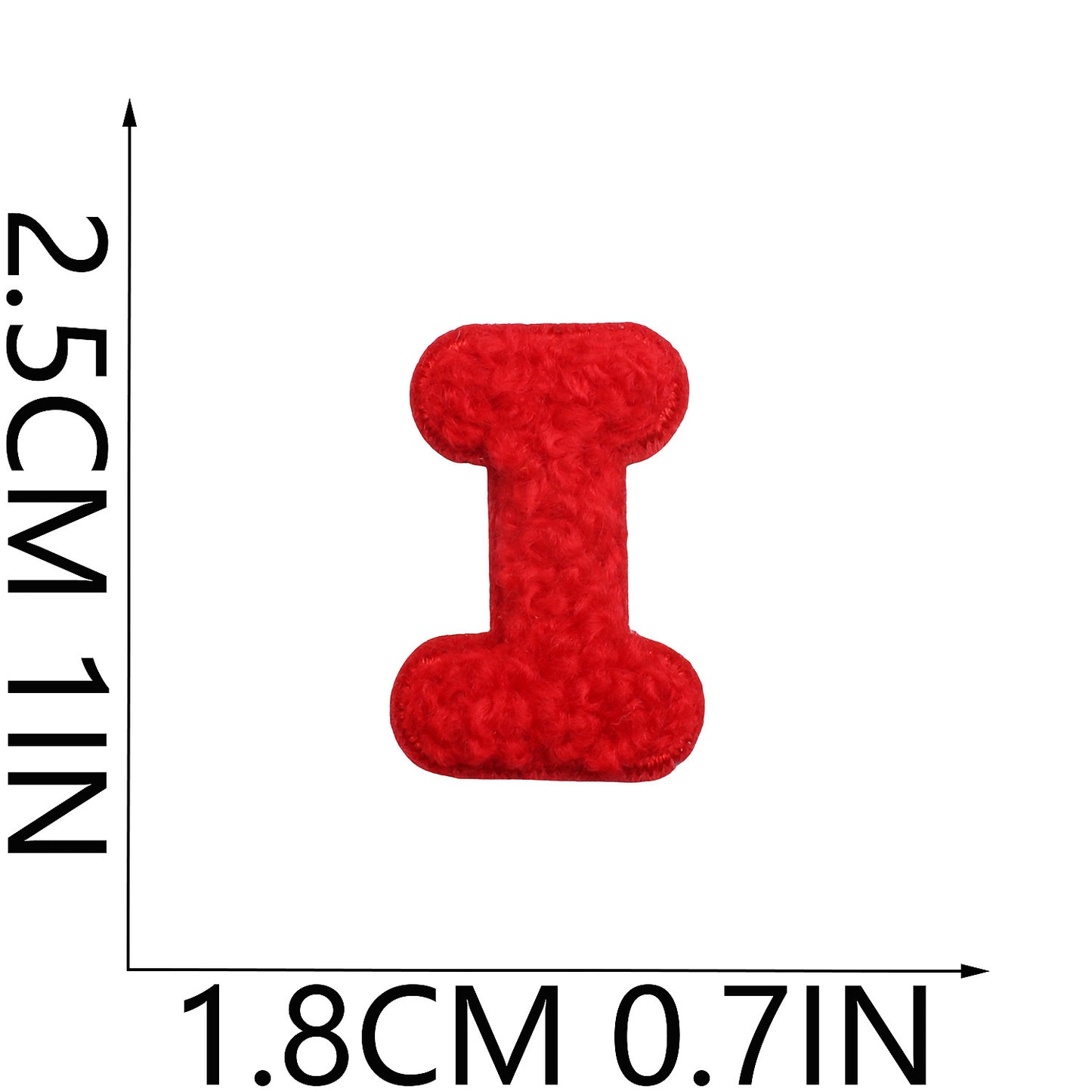 Iron-On Chenille Letter & Number Patches | A–Z Alphabet & 0–9 | DIY Clothes, Bags & Crafts