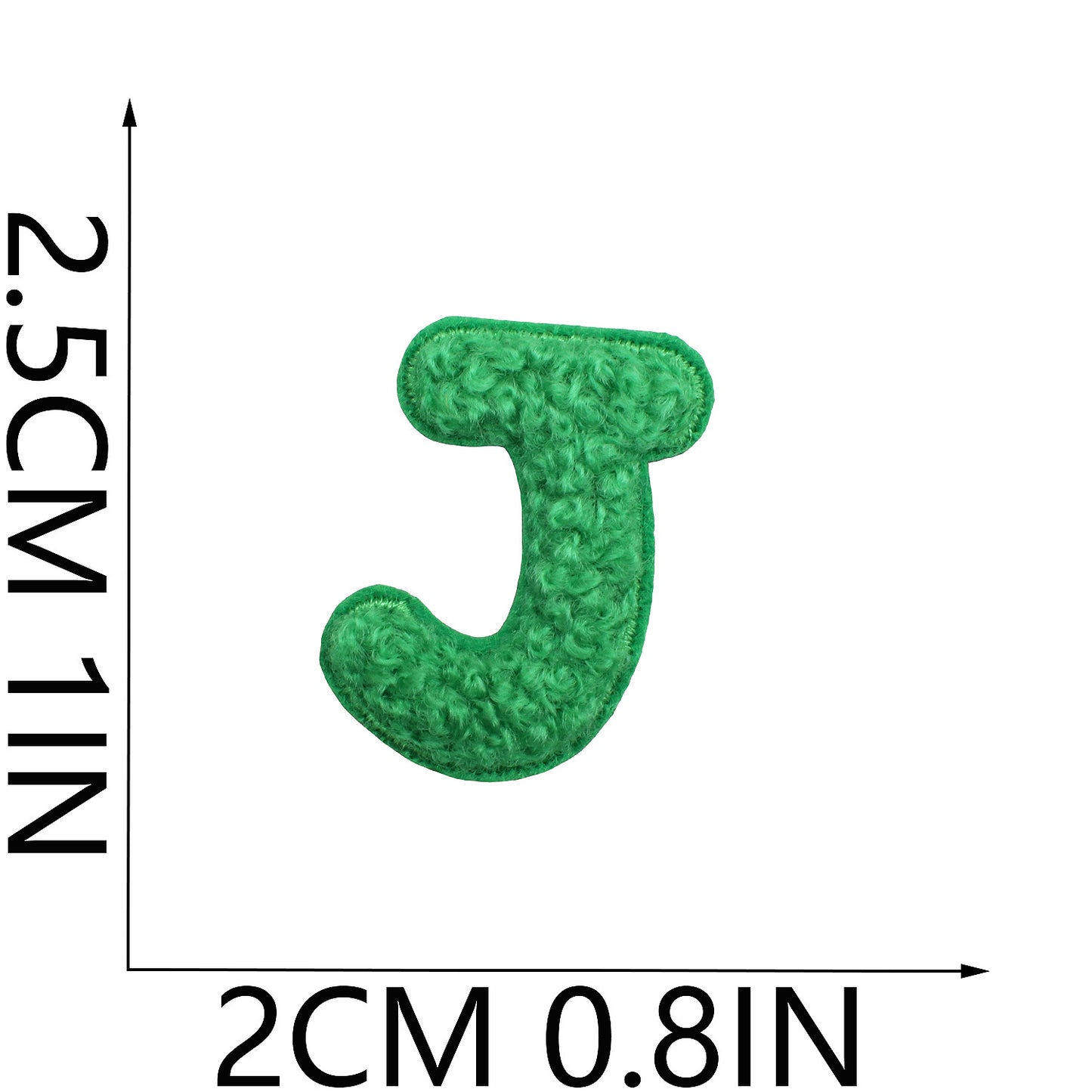 Iron-On Chenille Letter & Number Patches | A–Z Alphabet & 0–9 | DIY Clothes, Bags & Crafts