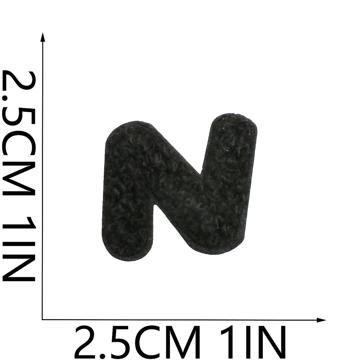 Iron-On Chenille Letter & Number Patches | A–Z Alphabet & 0–9 | DIY Clothes, Bags & Crafts