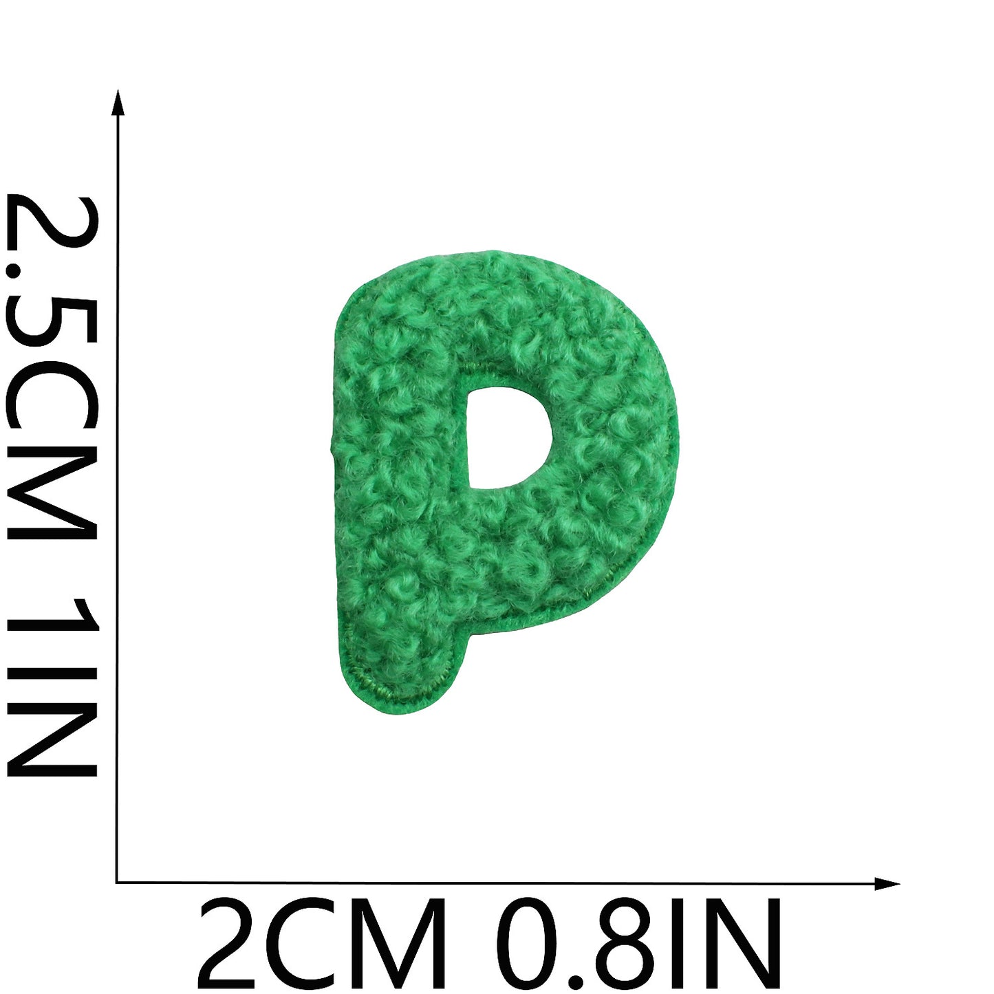 Iron-On Chenille Letter & Number Patches | A–Z Alphabet & 0–9 | DIY Clothes, Bags & Crafts