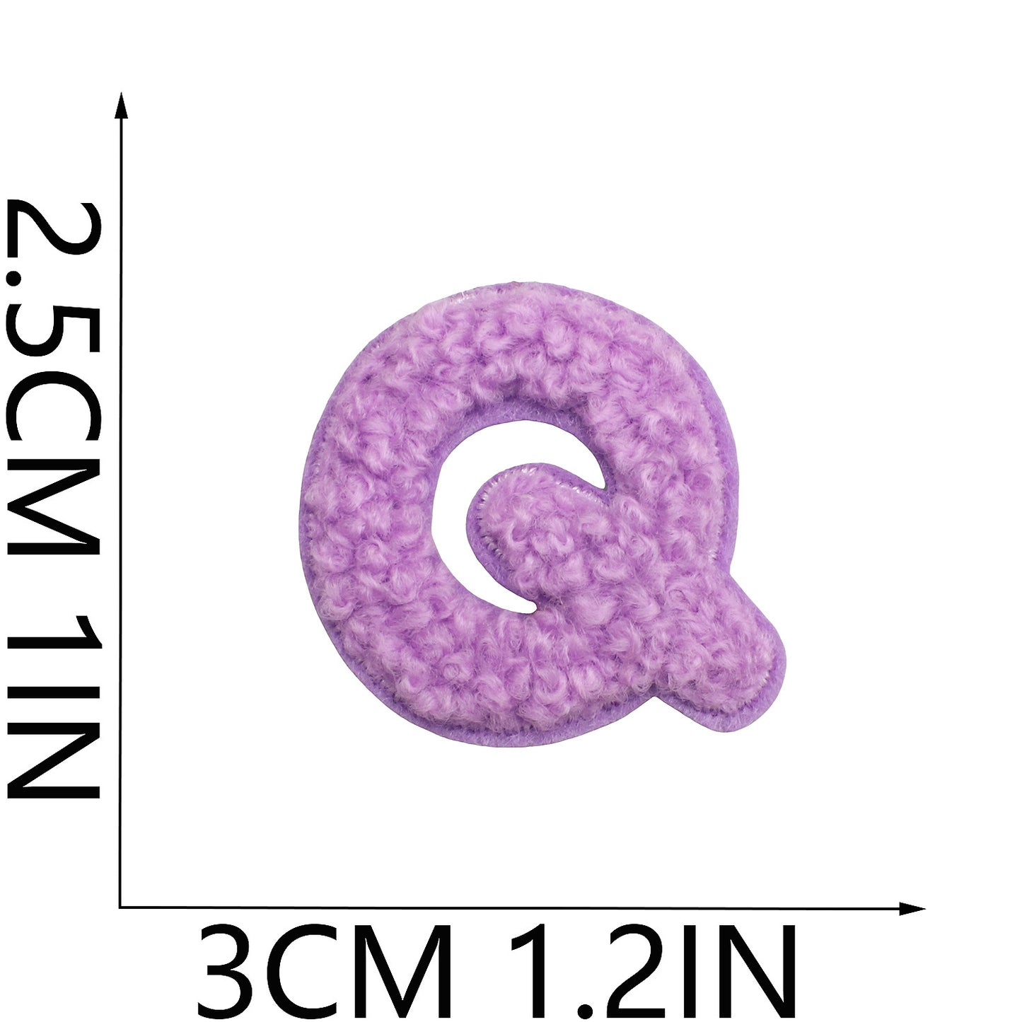 Iron-On Chenille Letter & Number Patches | A–Z Alphabet & 0–9 | DIY Clothes, Bags & Crafts