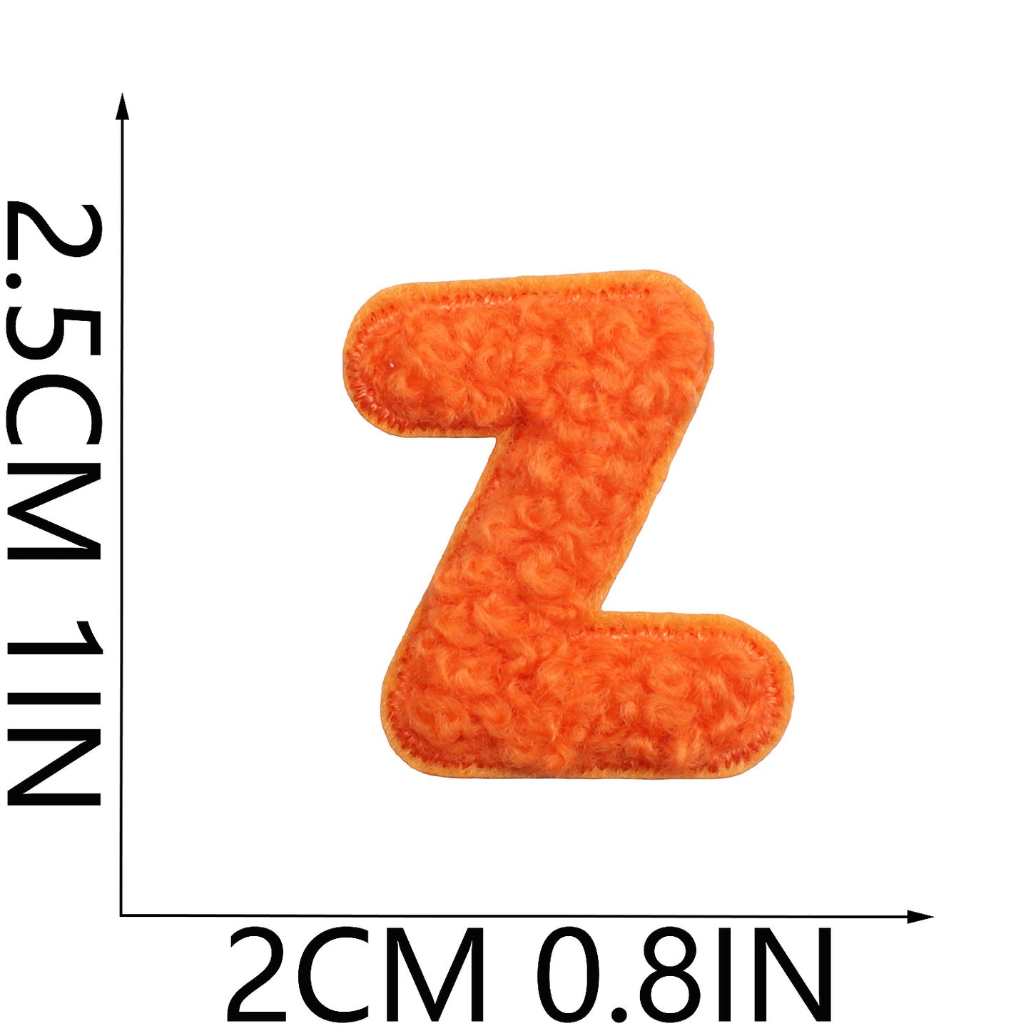 Iron-On Chenille Letter & Number Patches | A–Z Alphabet & 0–9 | DIY Clothes, Bags & Crafts