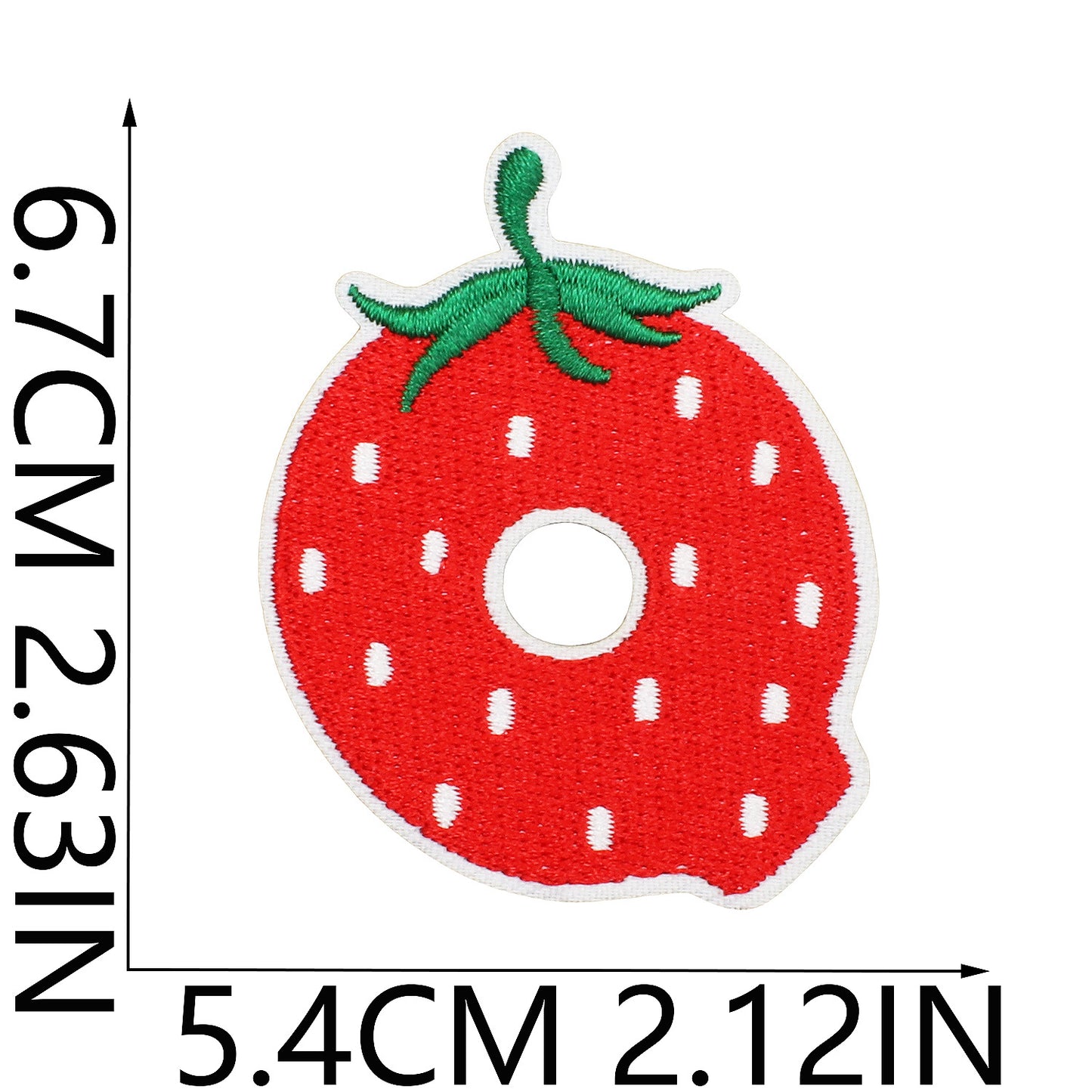 Cherry Series  Embroidered Letter Patches A-Z | Iron-On Alphabet