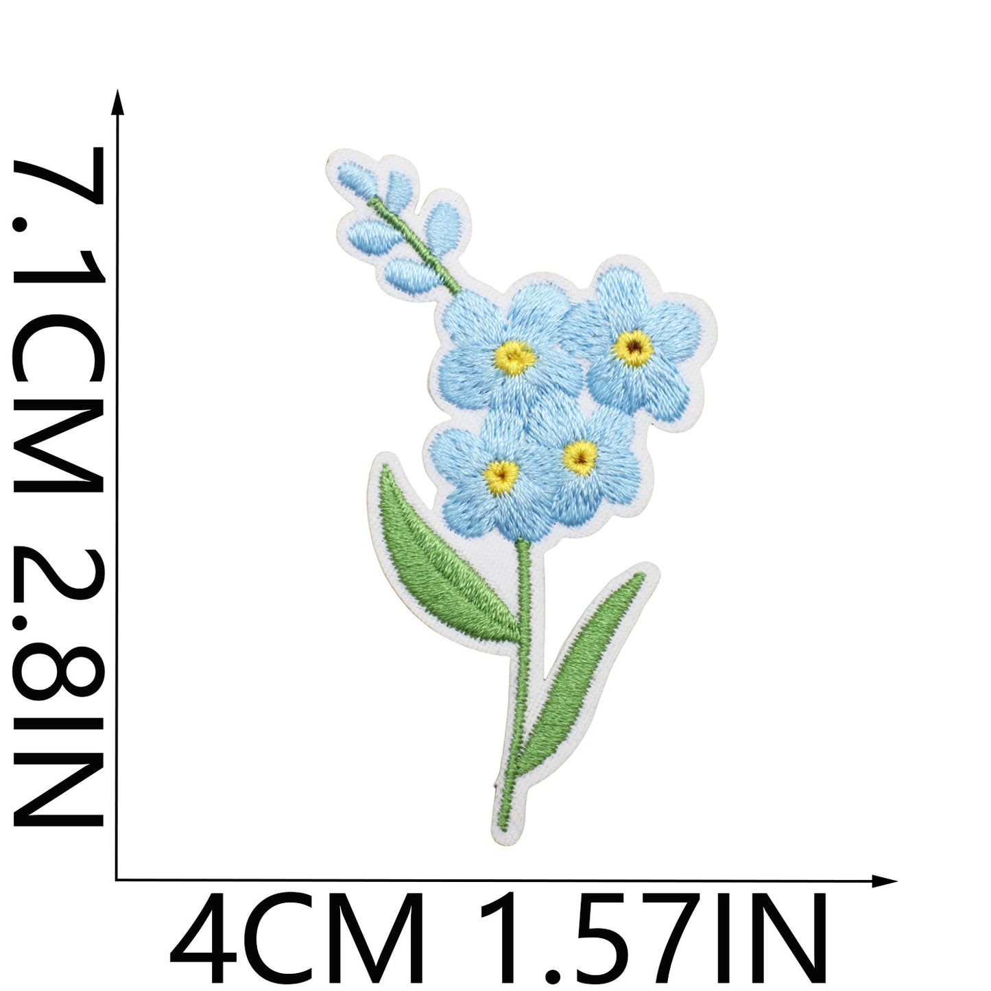 Iron-On Cute Little Flower Embroidery Patch