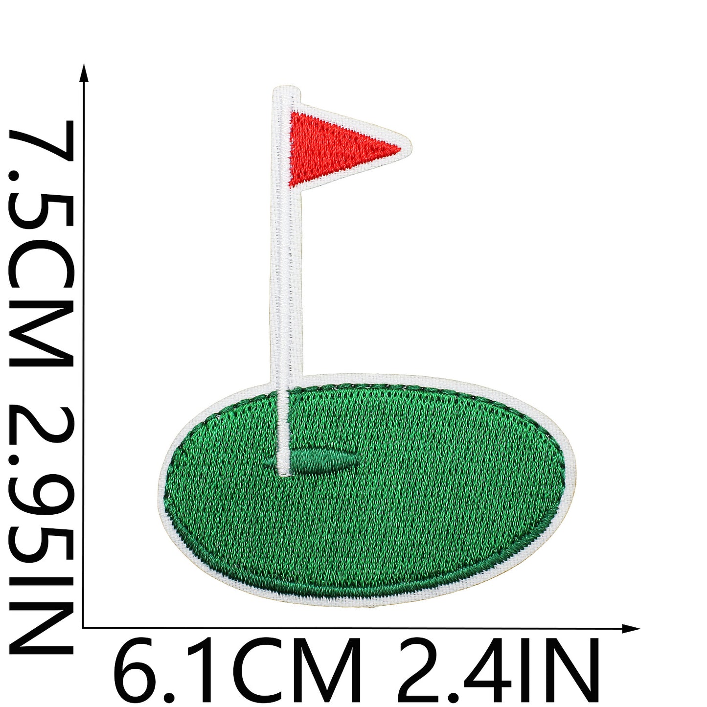 Iron-On Exquisite Golf Clubs & Sports Embroidery Patch