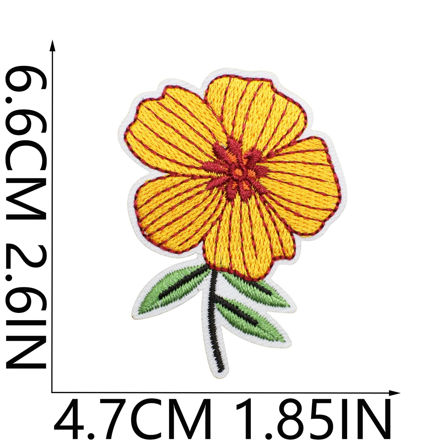 Iron-On Cute Little Flower Embroidery Patch