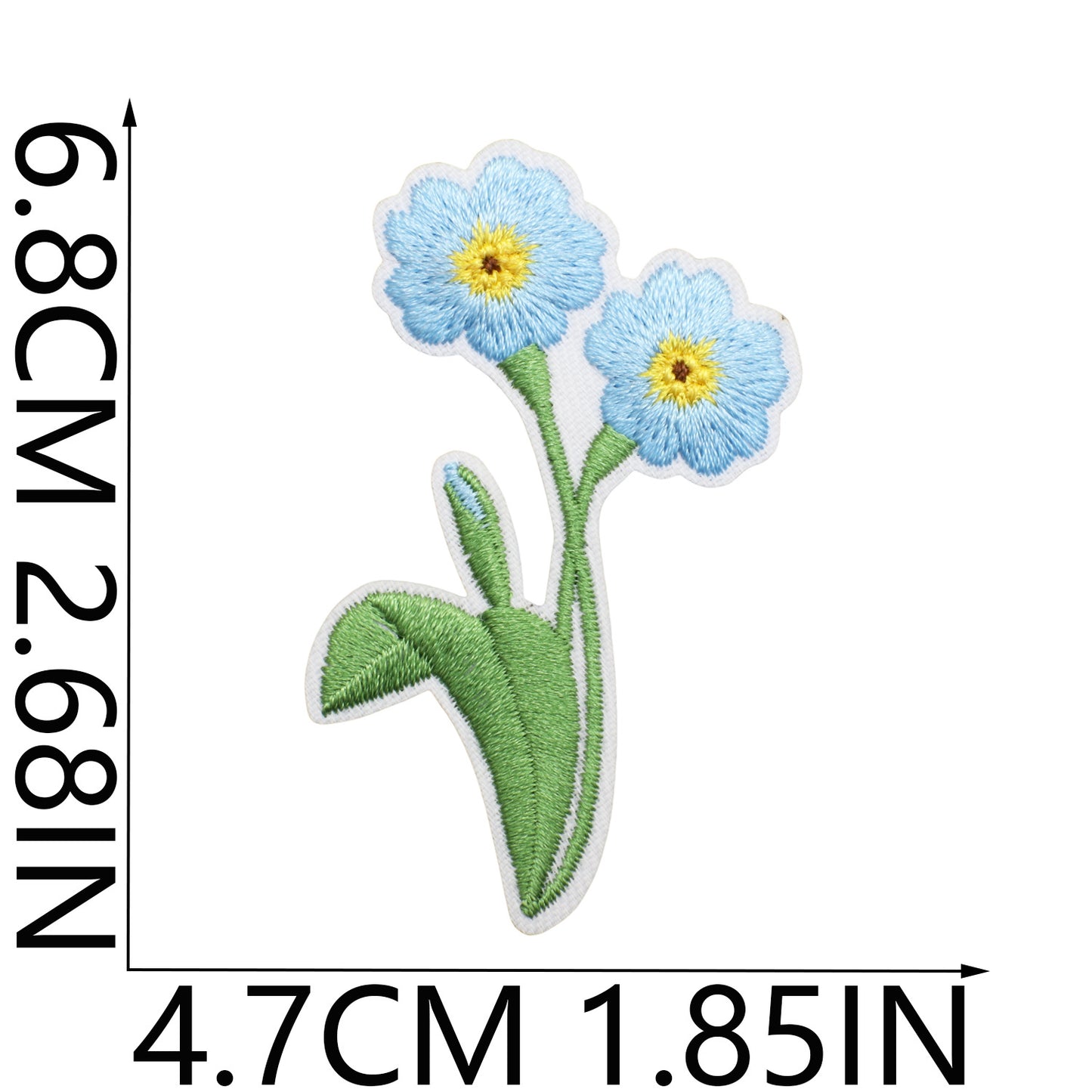 Iron-On Cute Little Flower Embroidery Patch