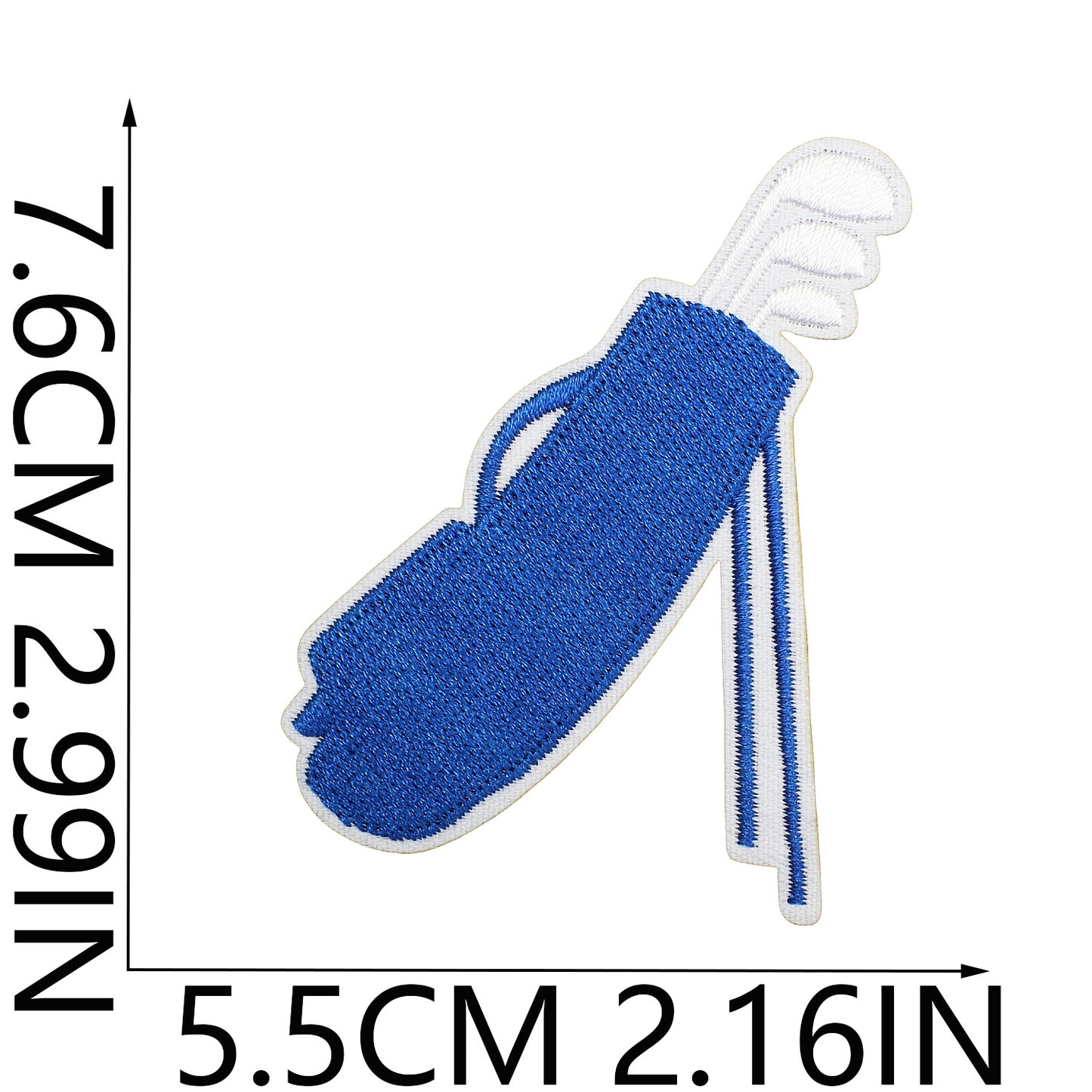 Iron-On Exquisite Golf Clubs & Sports Embroidery Patch