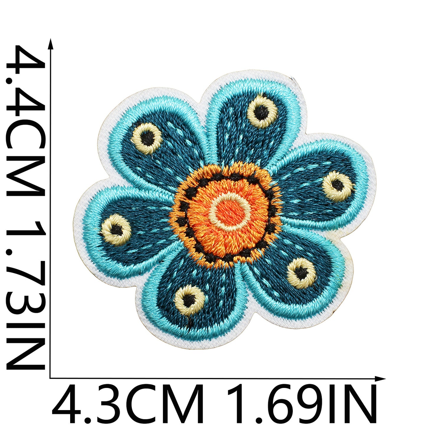 Iron-On Cute Little Flower Embroidery Patch