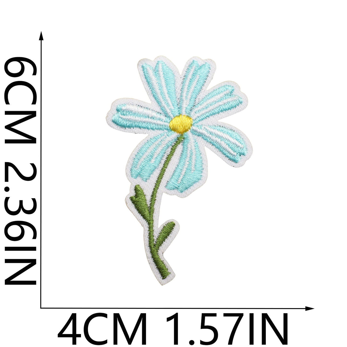 Iron-On Cute Little Flower Embroidery Patch