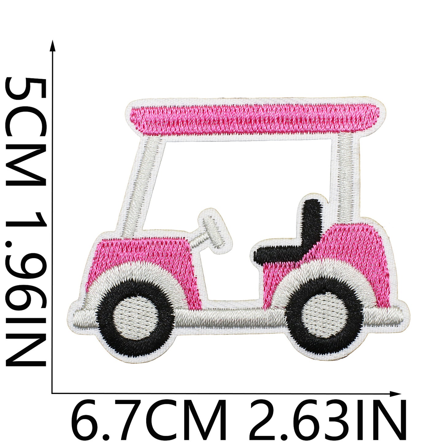 Iron-On Exquisite Golf Clubs & Sports Embroidery Patch