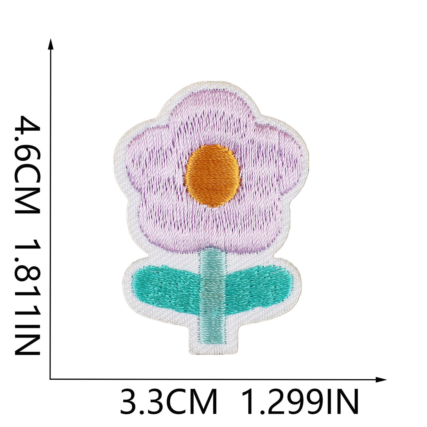 Iron-On Cute Little Flower Embroidery Patch