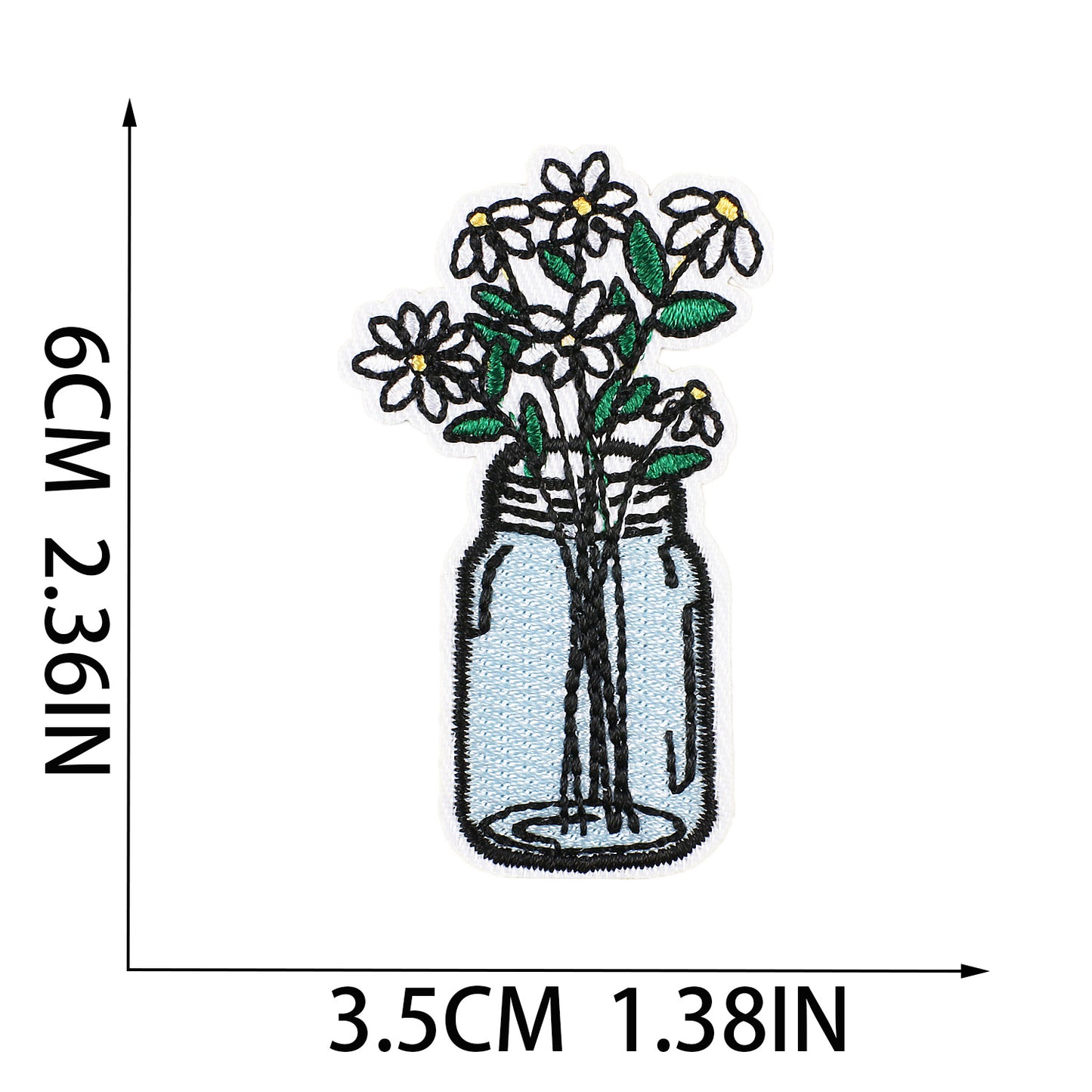 Iron-On Cute Little Flower Embroidery Patch
