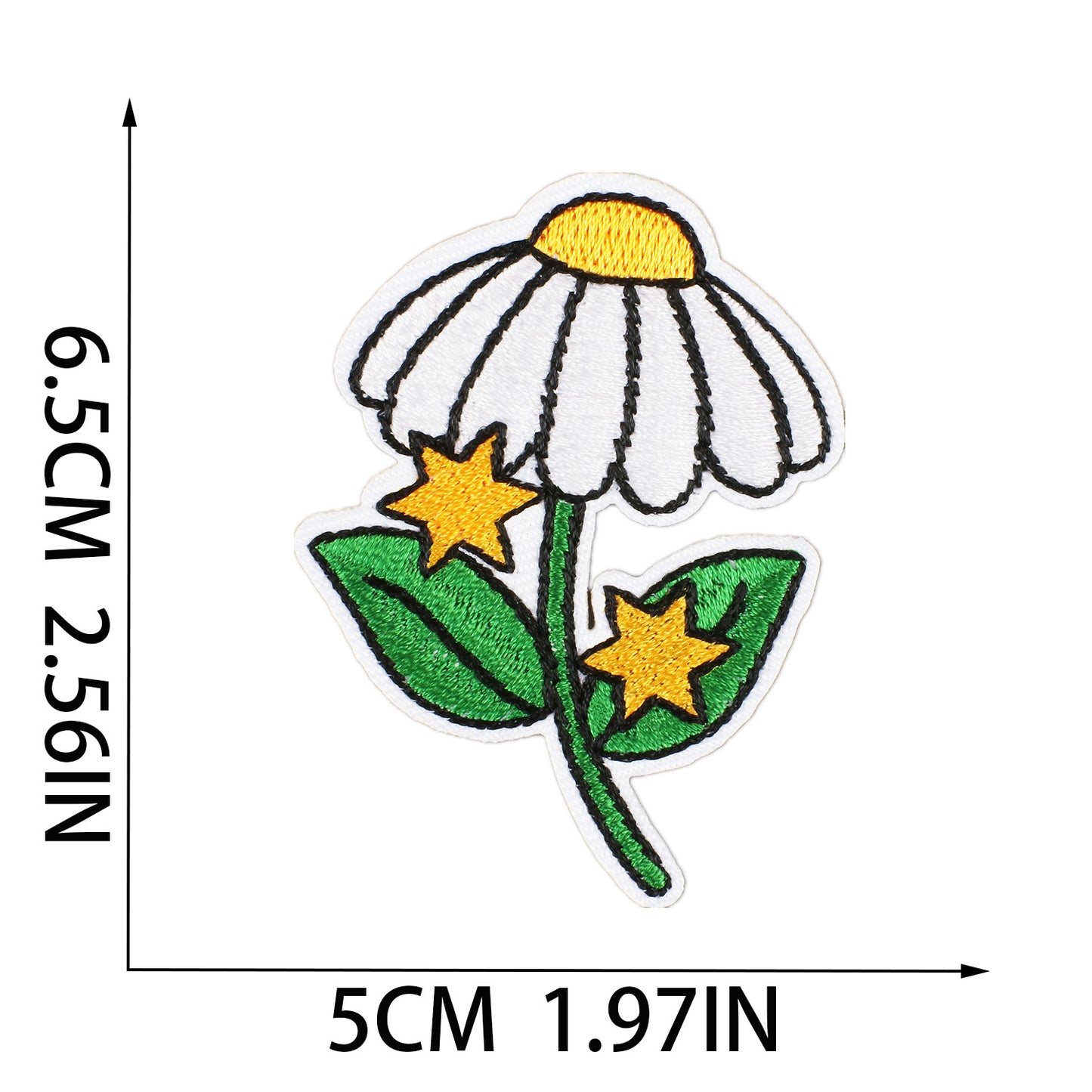 Iron-On Cute Little Flower Embroidery Patch