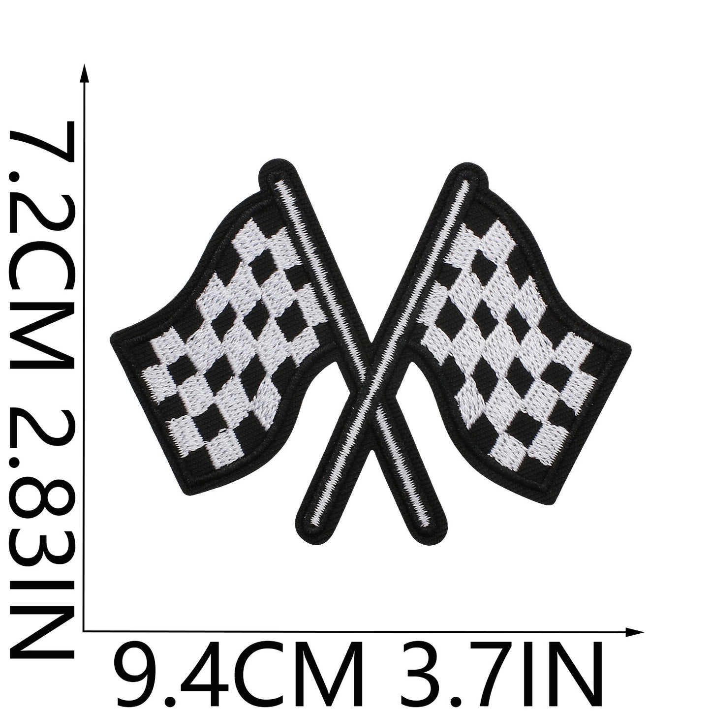 Iron-On Cartoon Racing Cars Embroidery Patch