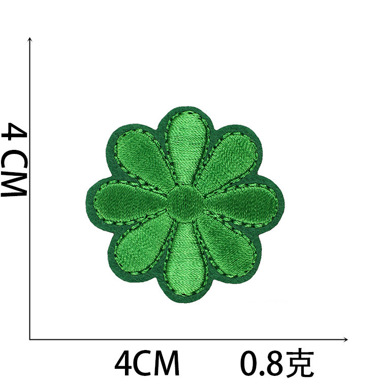 Iron-On Flower and Sunflower Embroidery Patch –  4cm 4.5cm 6cmTall
