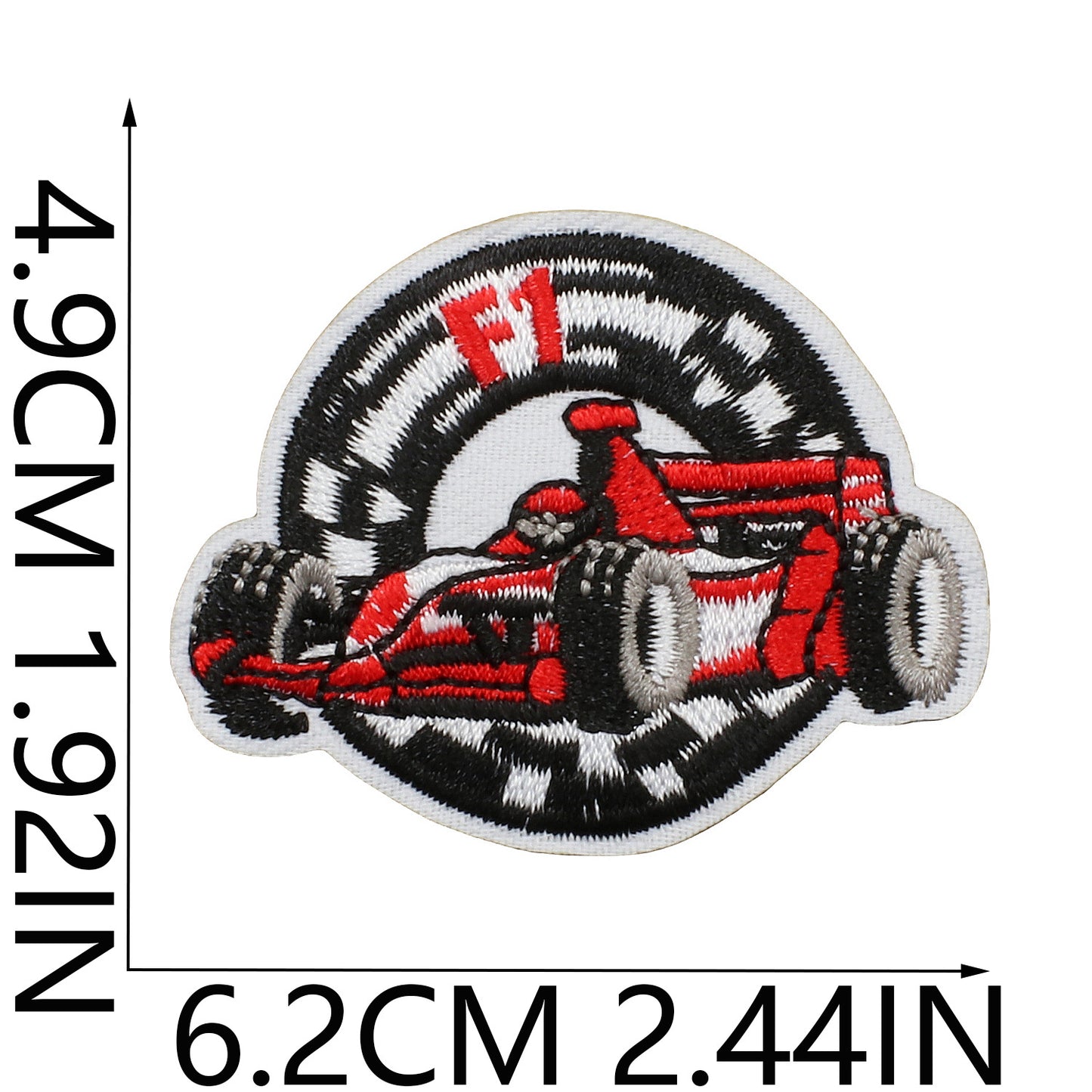 Iron-On Cartoon Racing Cars Embroidery Patch