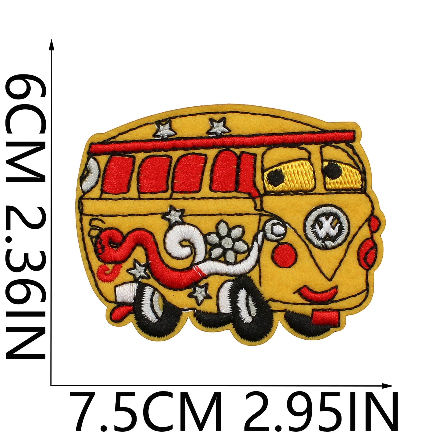 Iron-On Cartoon Racing Cars Embroidery Patch