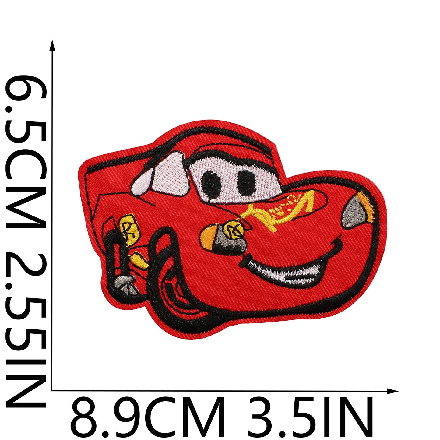 Iron-On Cartoon Racing Cars Embroidery Patch
